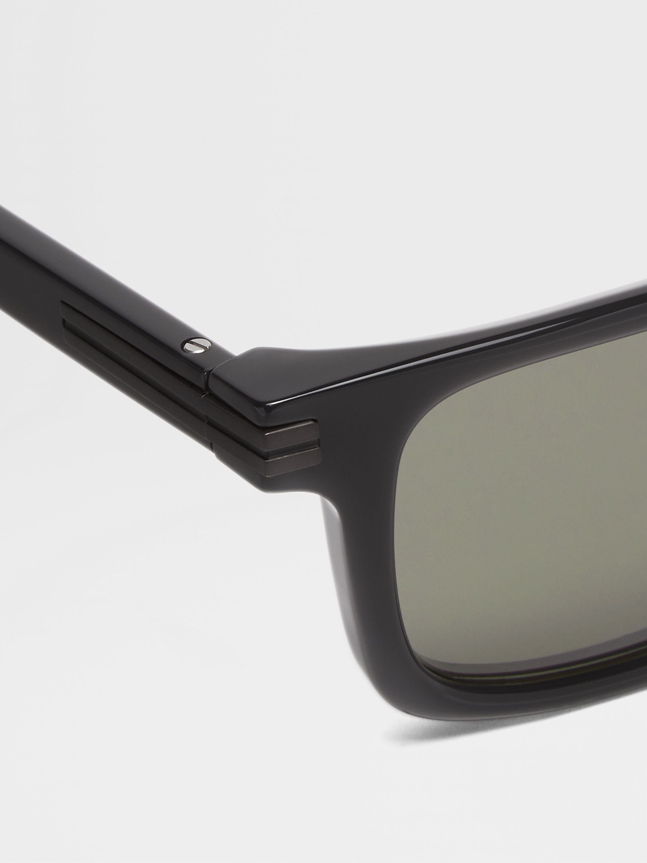 乳黑色醋酸纤维太阳镜 产品细节图 #1