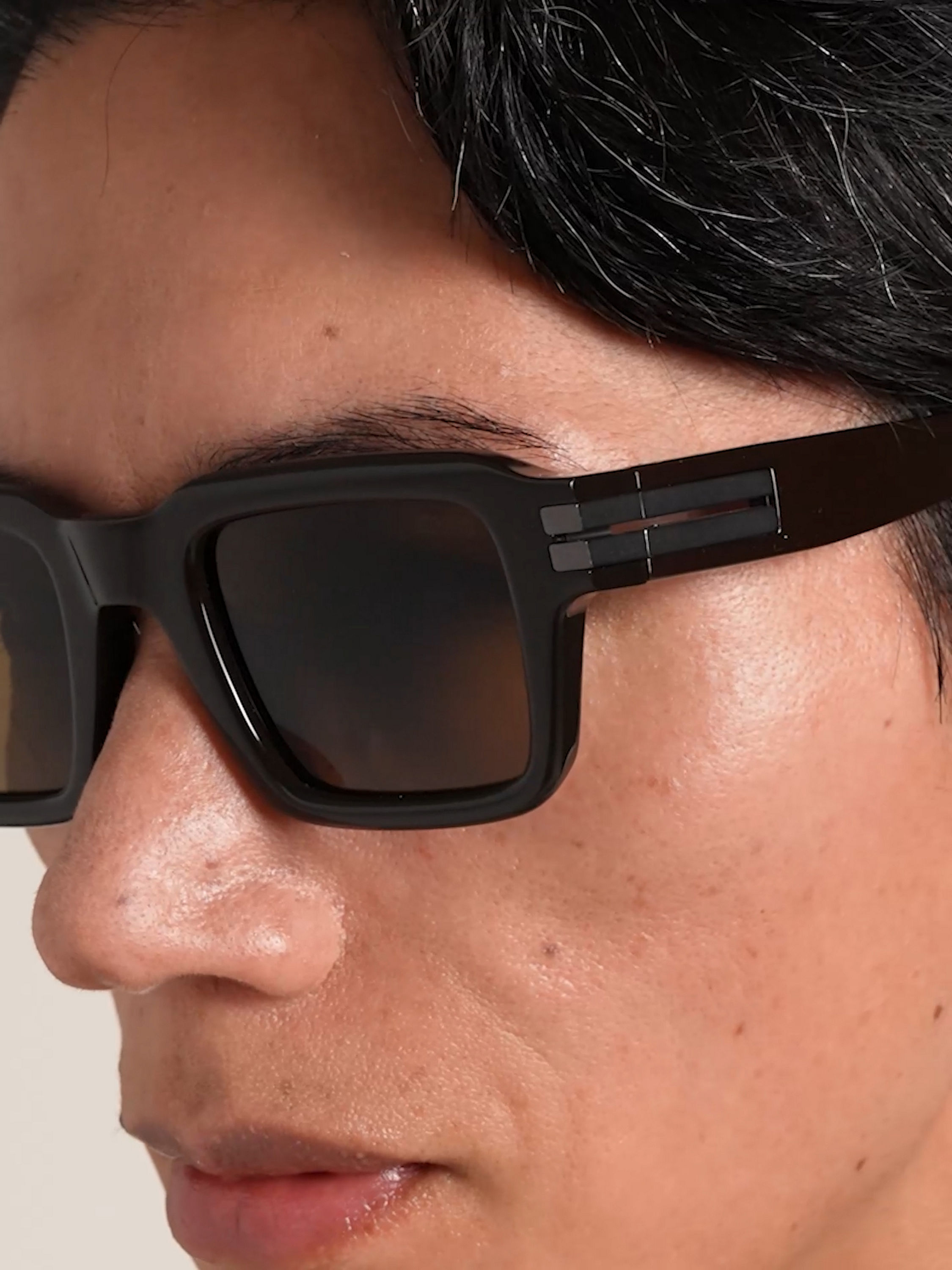 Dark Brown Acetate Sunglasses