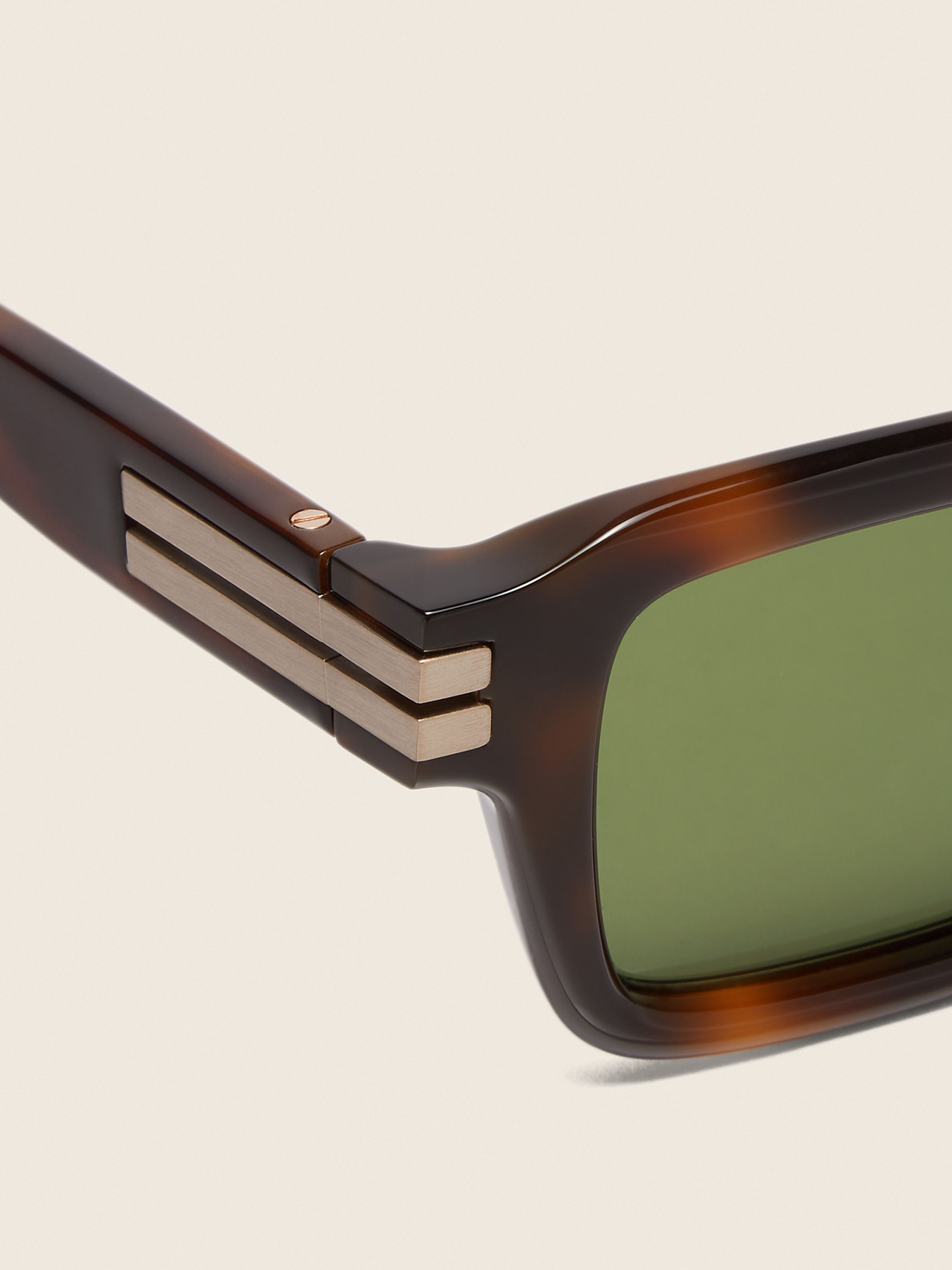 Havana Brown Acetate Sunglasses Product detail photo #1