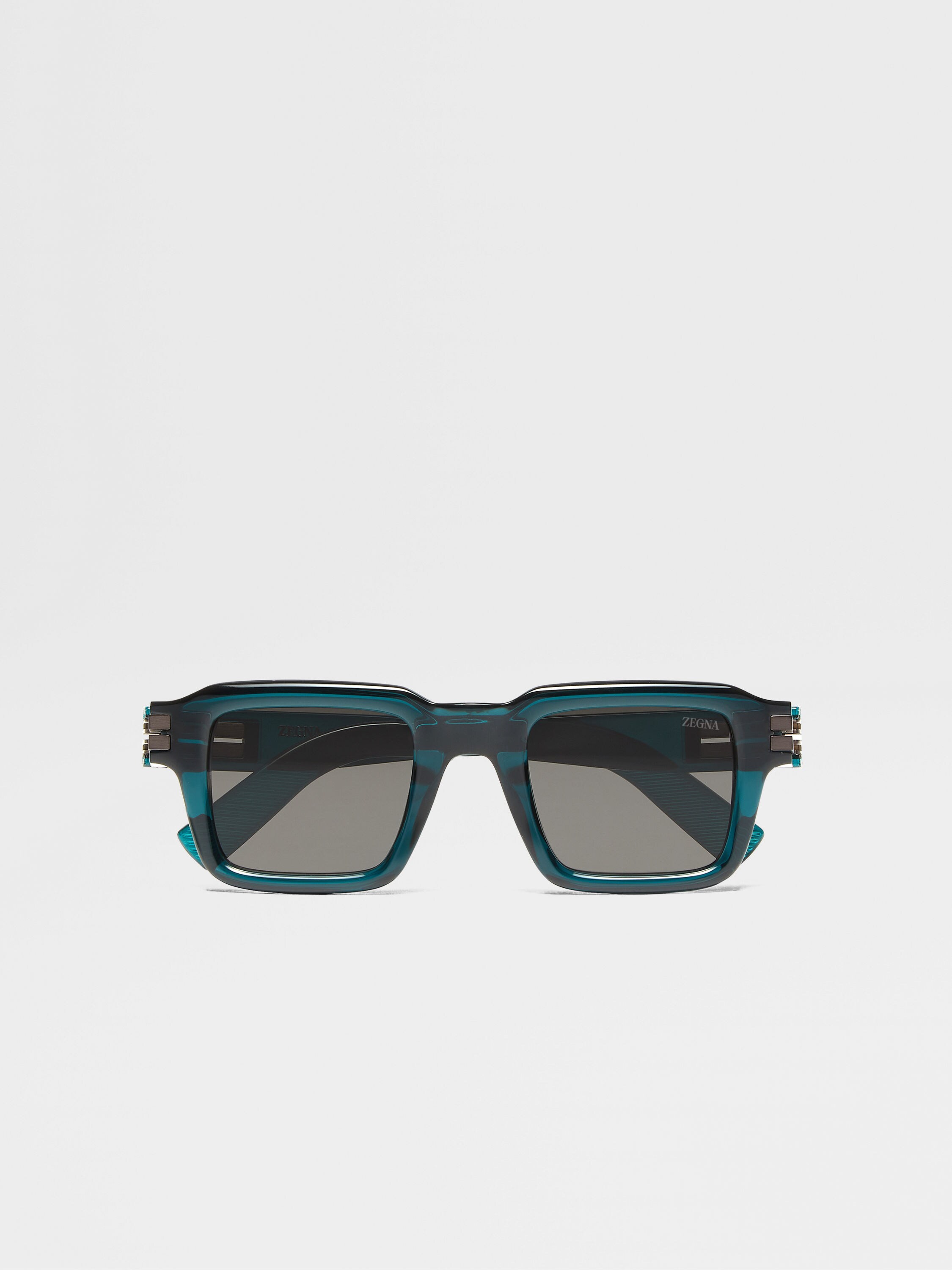 Milky Dark Green Acetate Sunglasses Main product photo