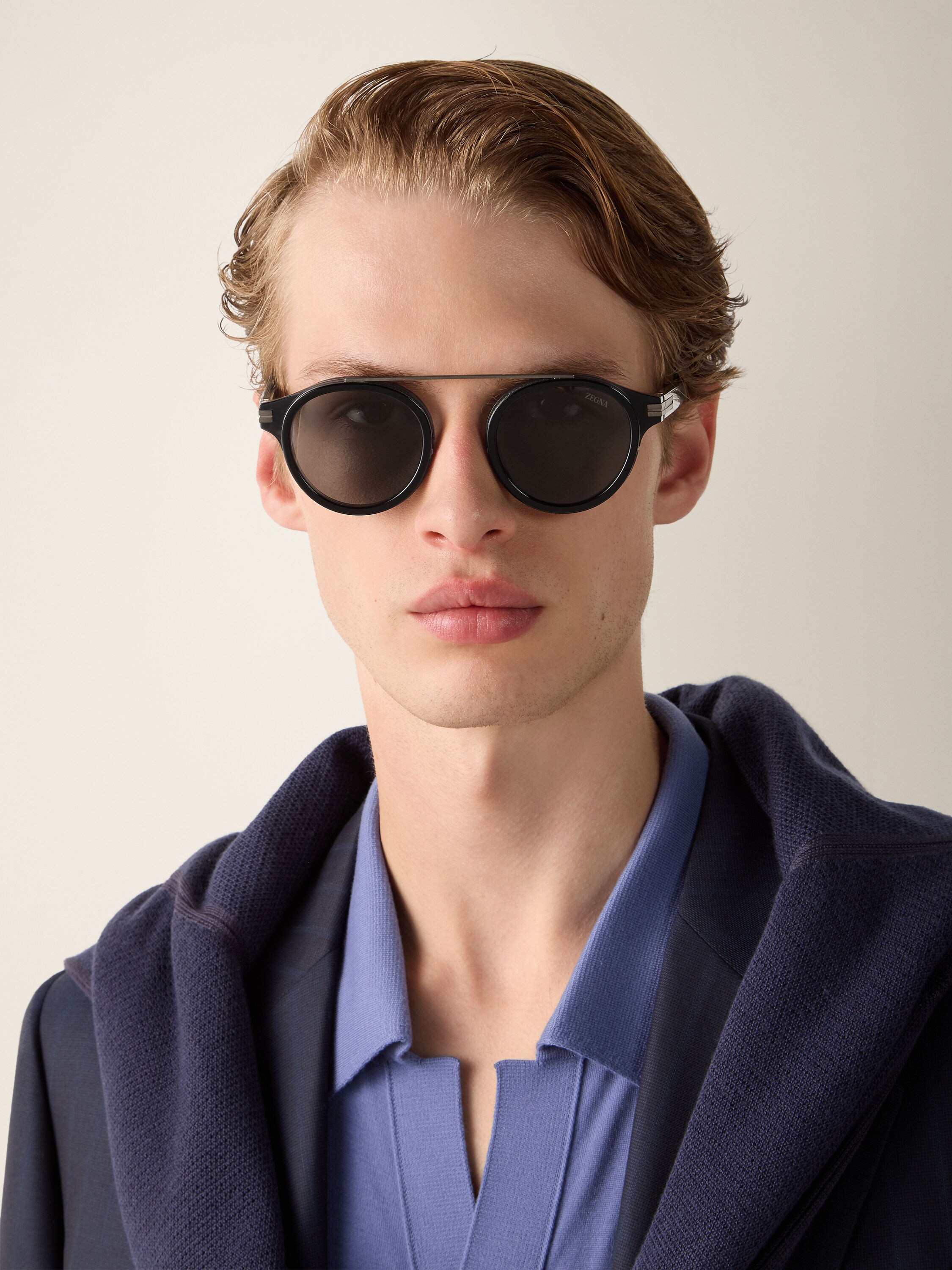 透明灰色醋酸纤维太阳镜 產品細節圖 #3