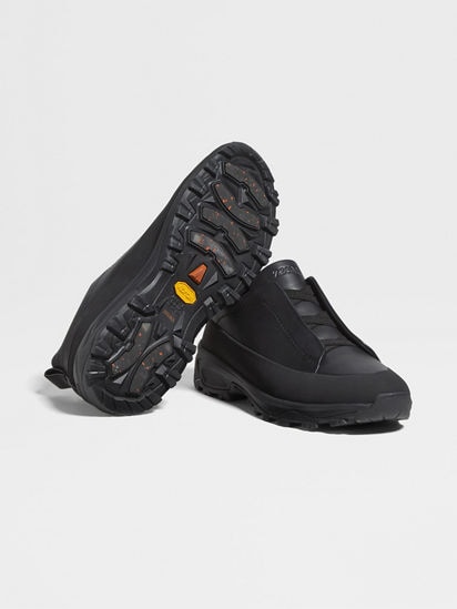 Black Leather Triple Stitch™ Monte Sneakers SS26 31784247 | Zegna MO