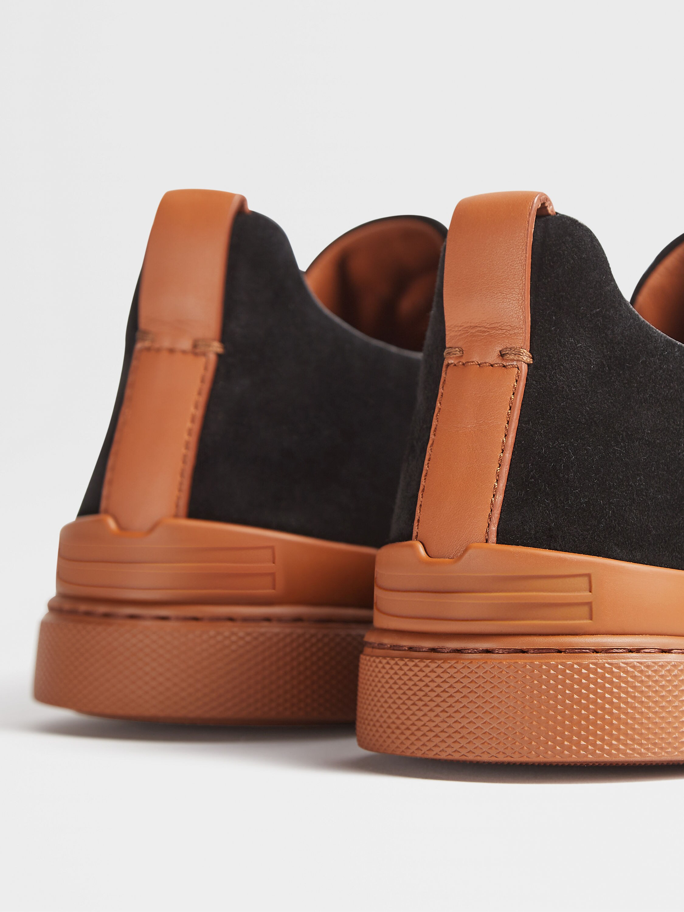 Black Suede Triple Stitch™ Sneakers Product detail photo #2