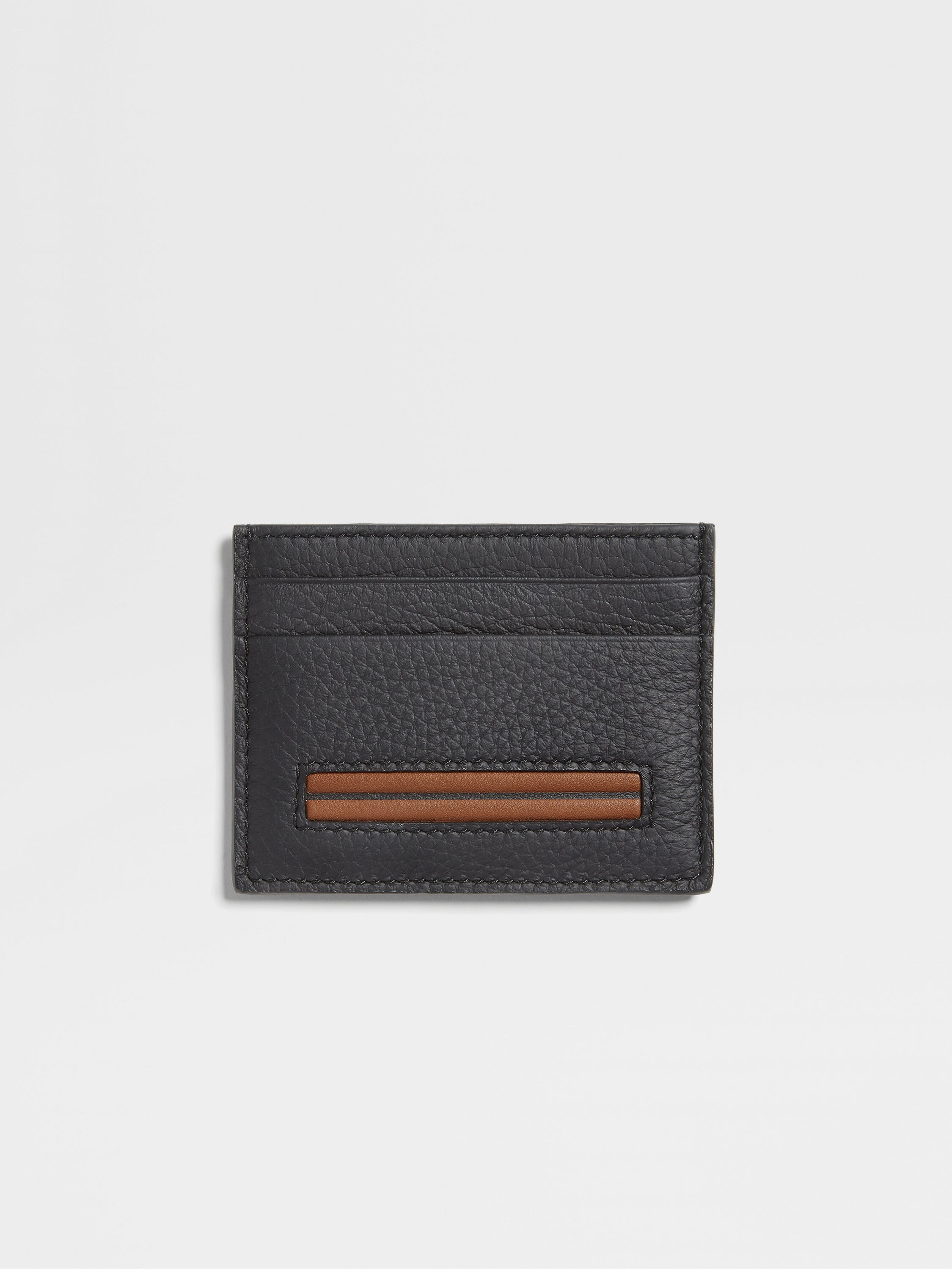 Black Deerskin Card Case