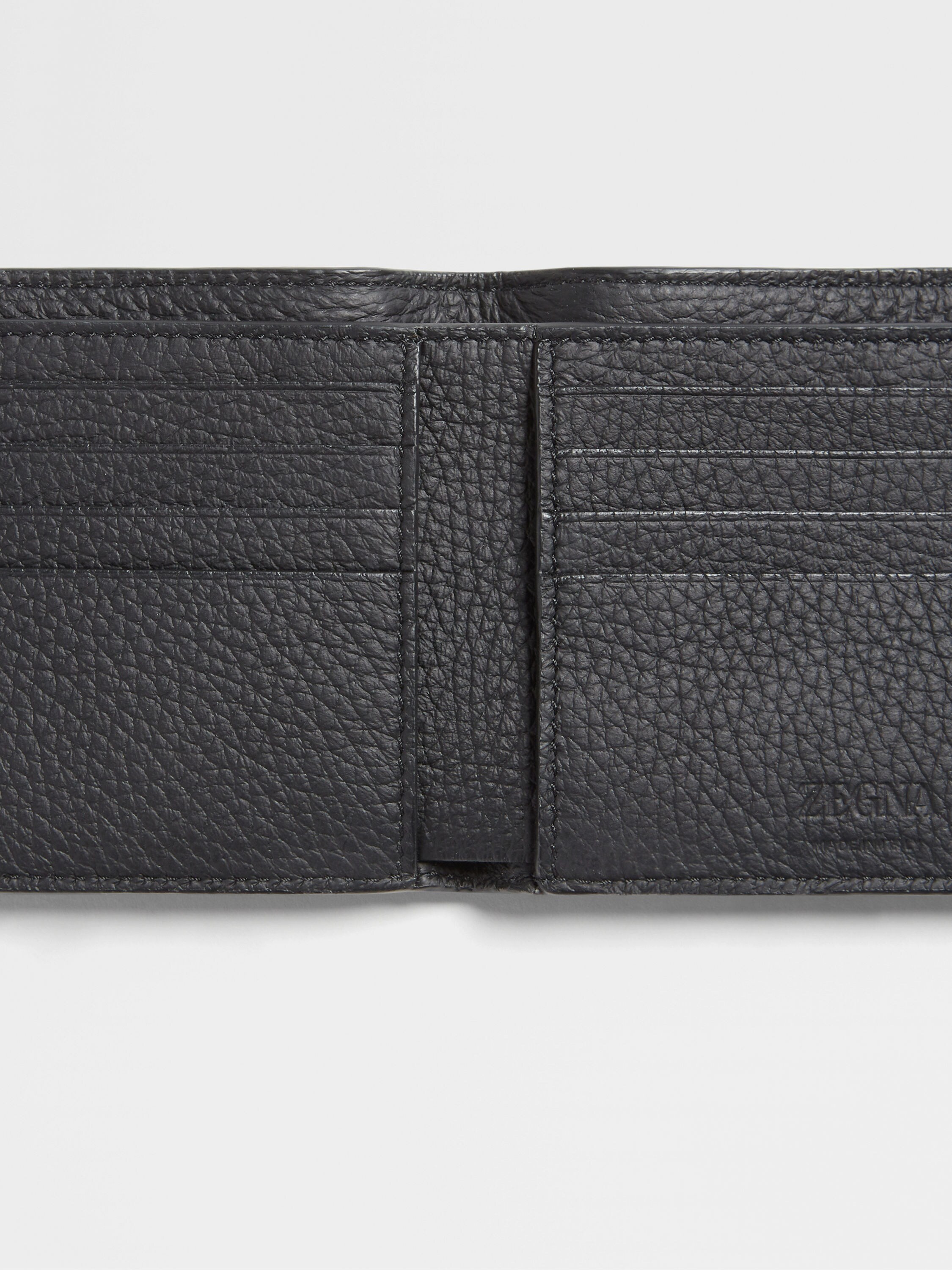 Black Deerskin Billfold Wallet Product detail photo #1