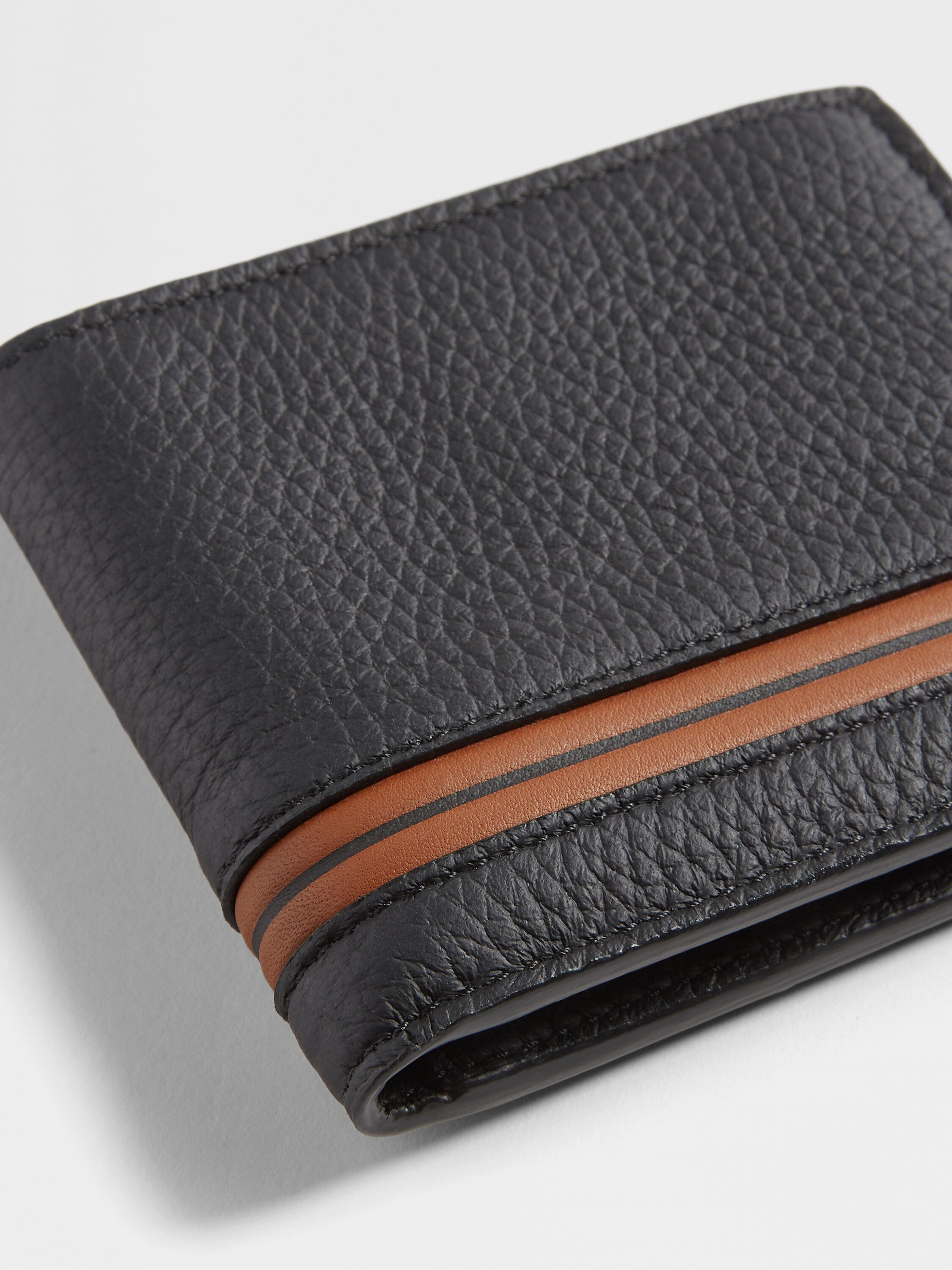 Black Deerskin Billfold Wallet Product detail photo #4