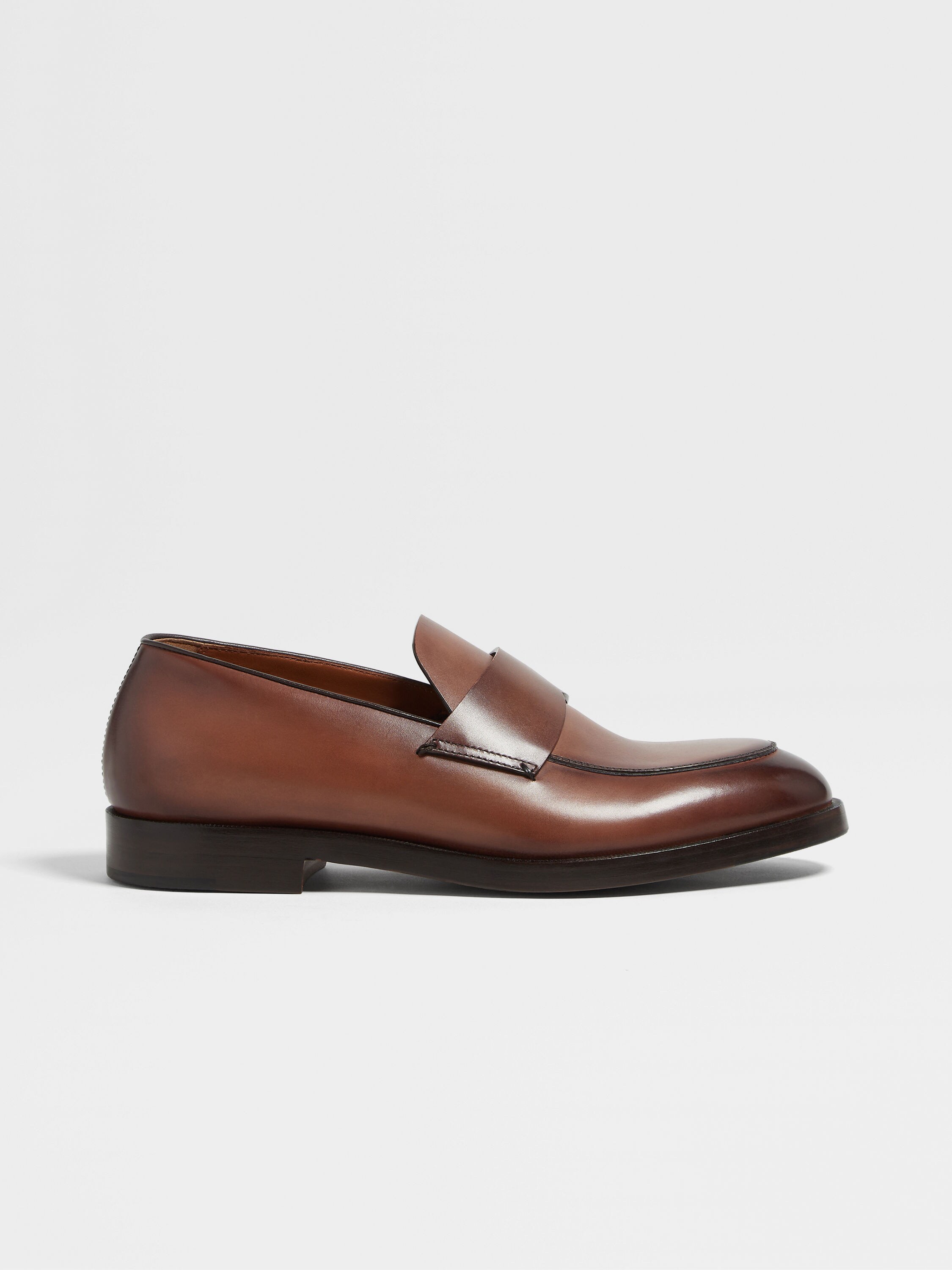 Light Brown Leather Torino Loafers Main product photo