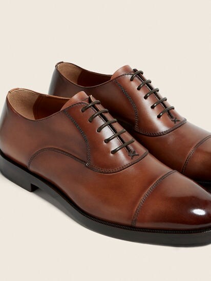 Ermenegildo Zegna US 9 brown leather Oxford shoes lace up men’s Ermenegildo Zegna Brown Oxford Shoes Size UK8 | eBay main image 4