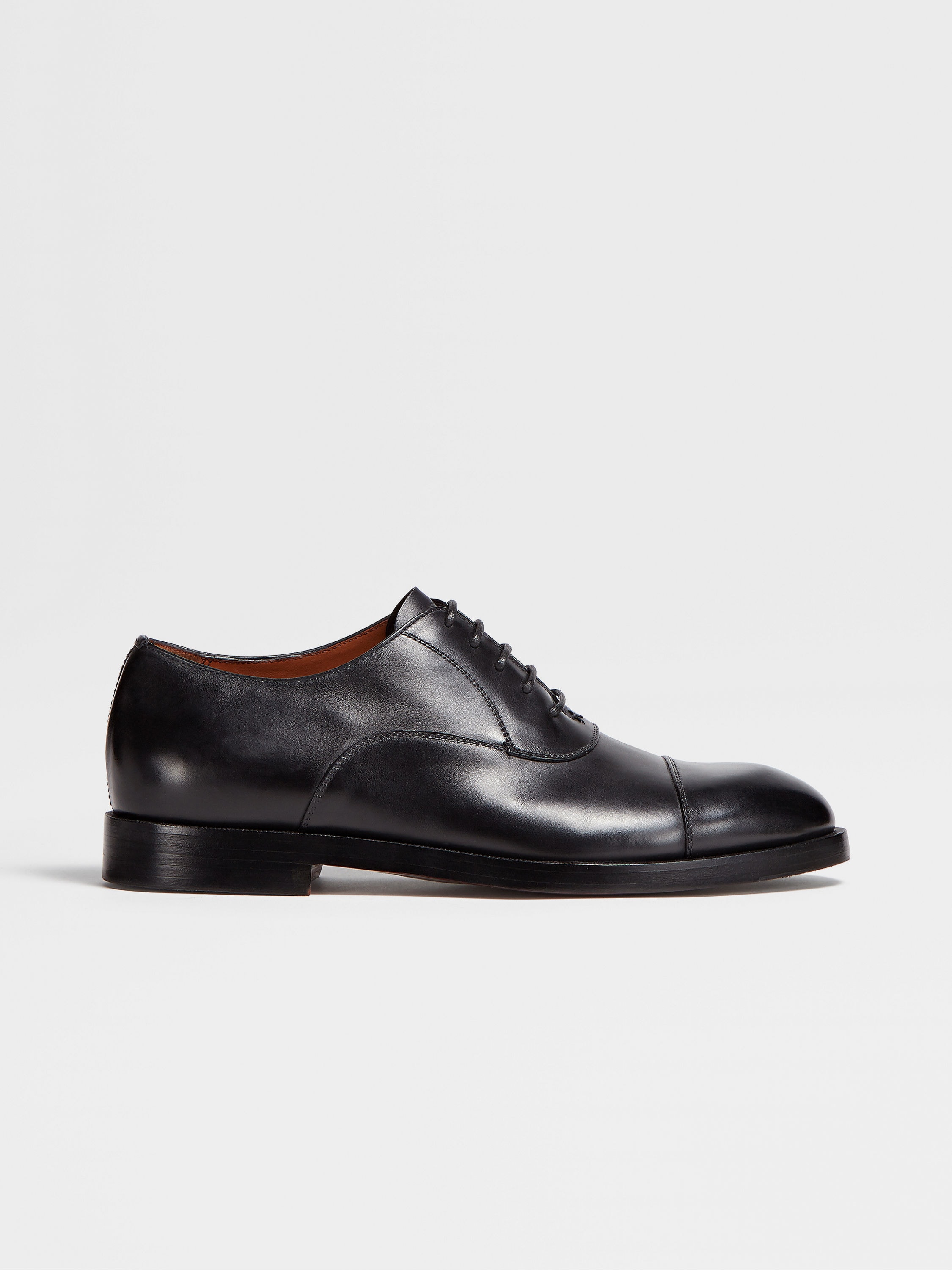 Black Leather Torino Oxford Shoes Main product photo