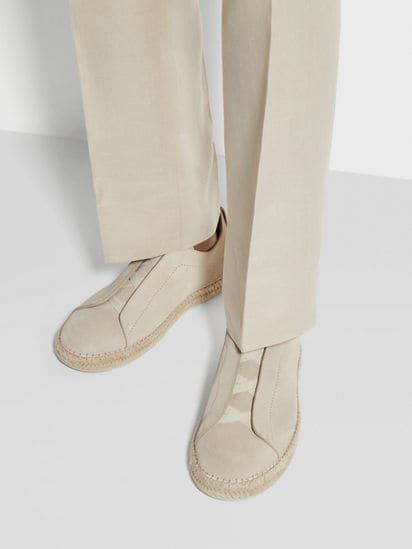 Off White Suede Triple Stitch™ Espadrilles SS25 29942627 Off White Suede Triple Stitch™ Espadrilles SS25 29942627