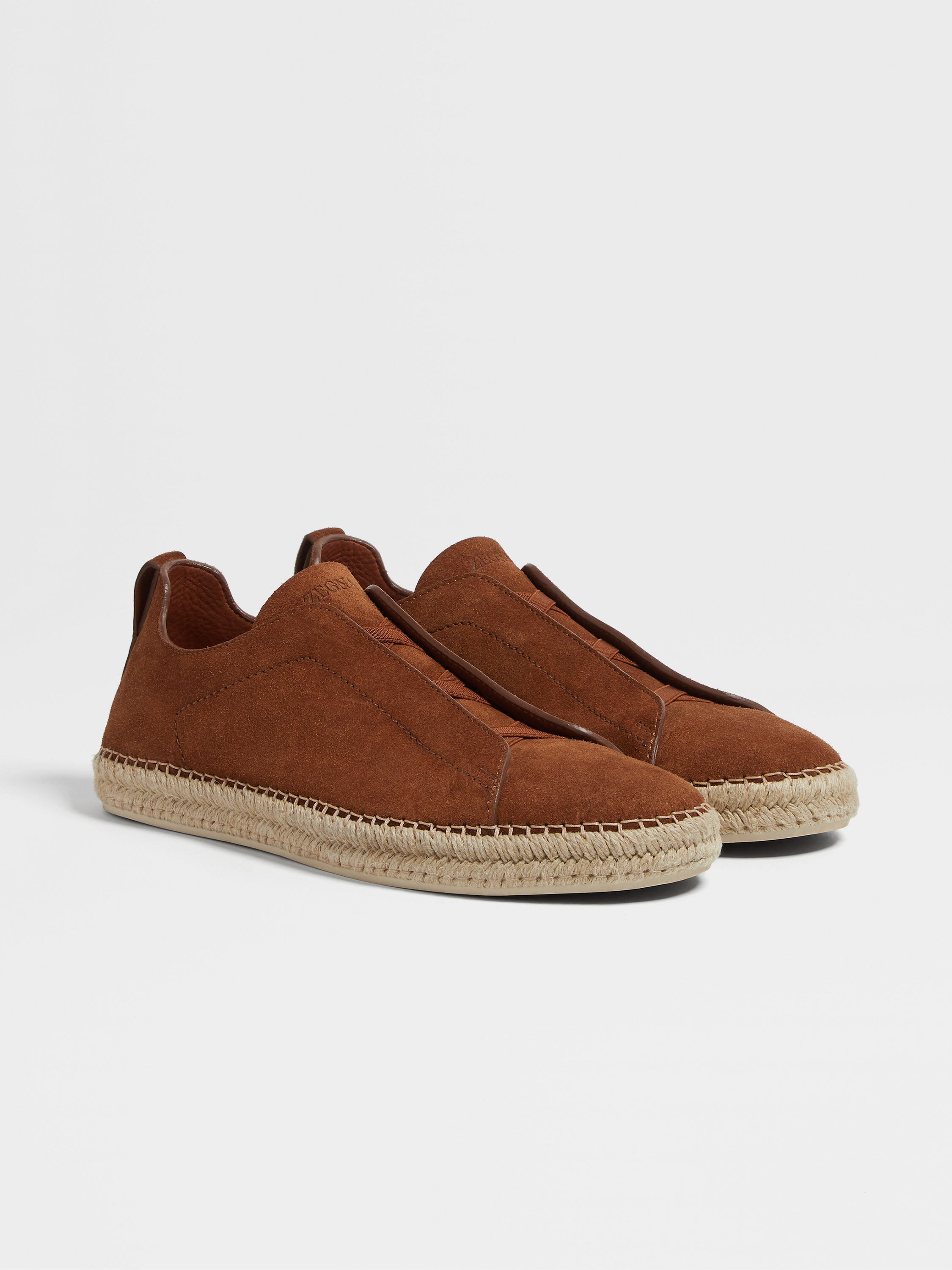 Dark Foliage Suede Triple Stitch™ Espadrilles