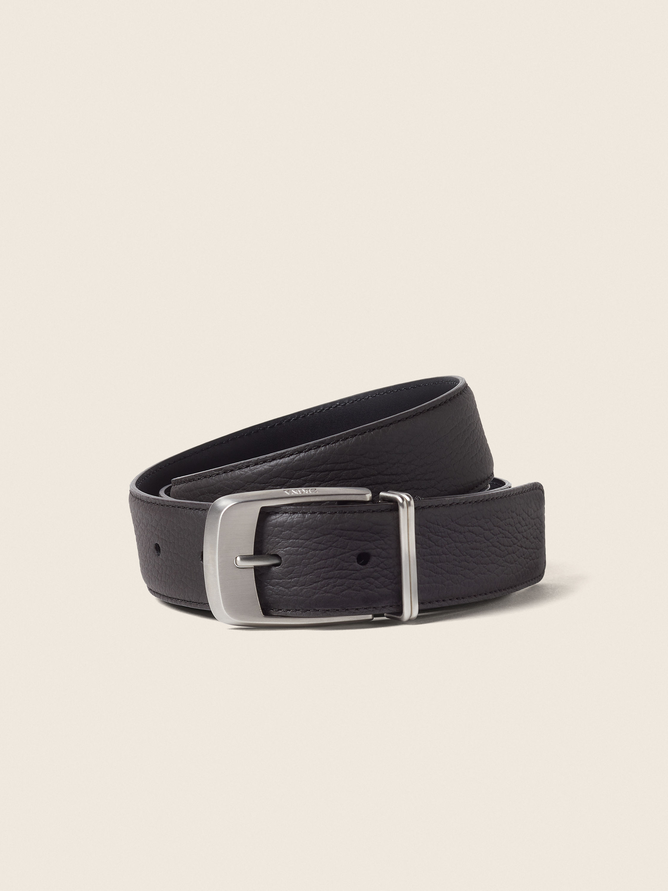 Dark Brown Leather Belt Main product photo