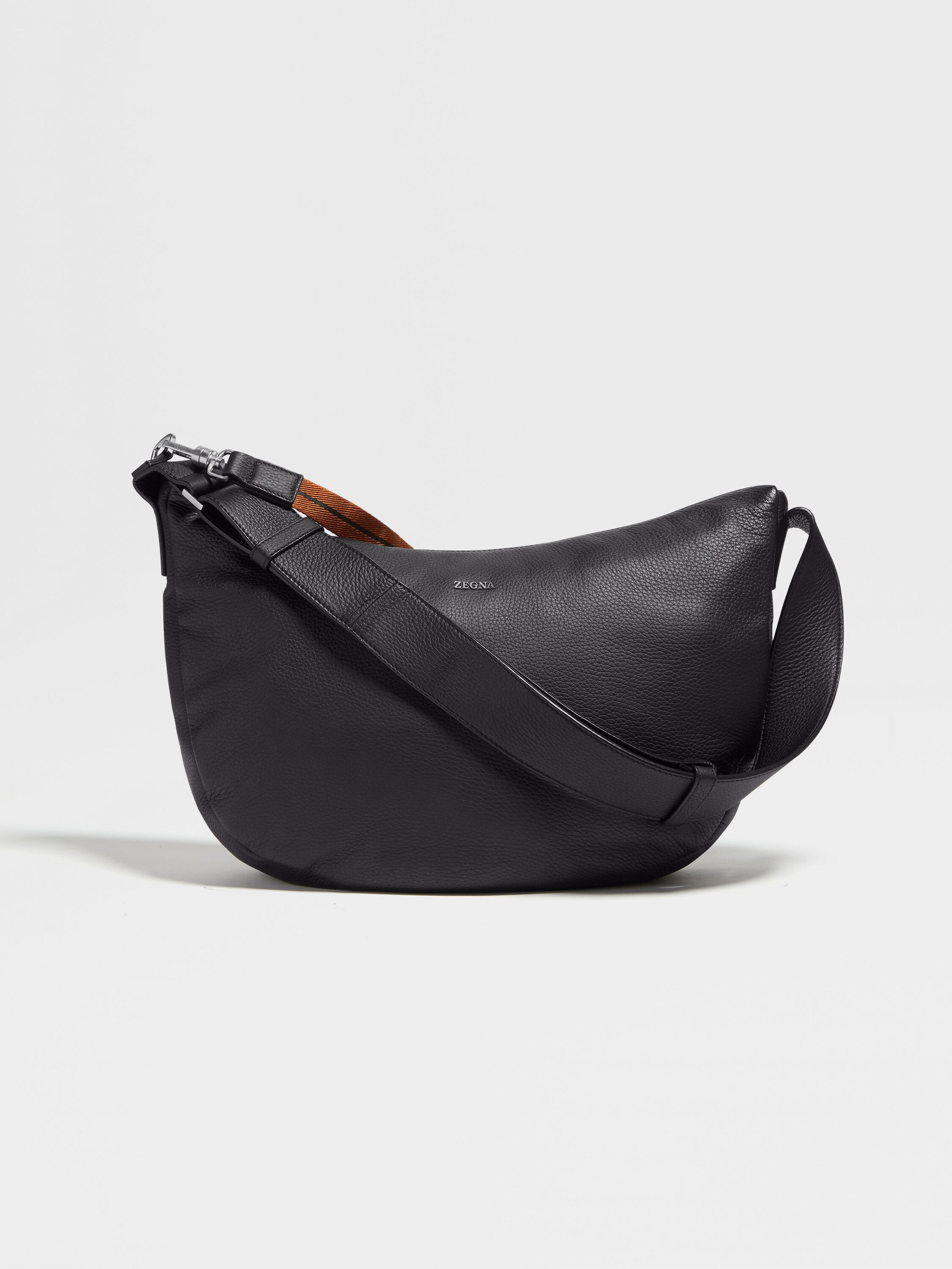 Black Deerskin Hobo Panorama Mini Bag Main product photo