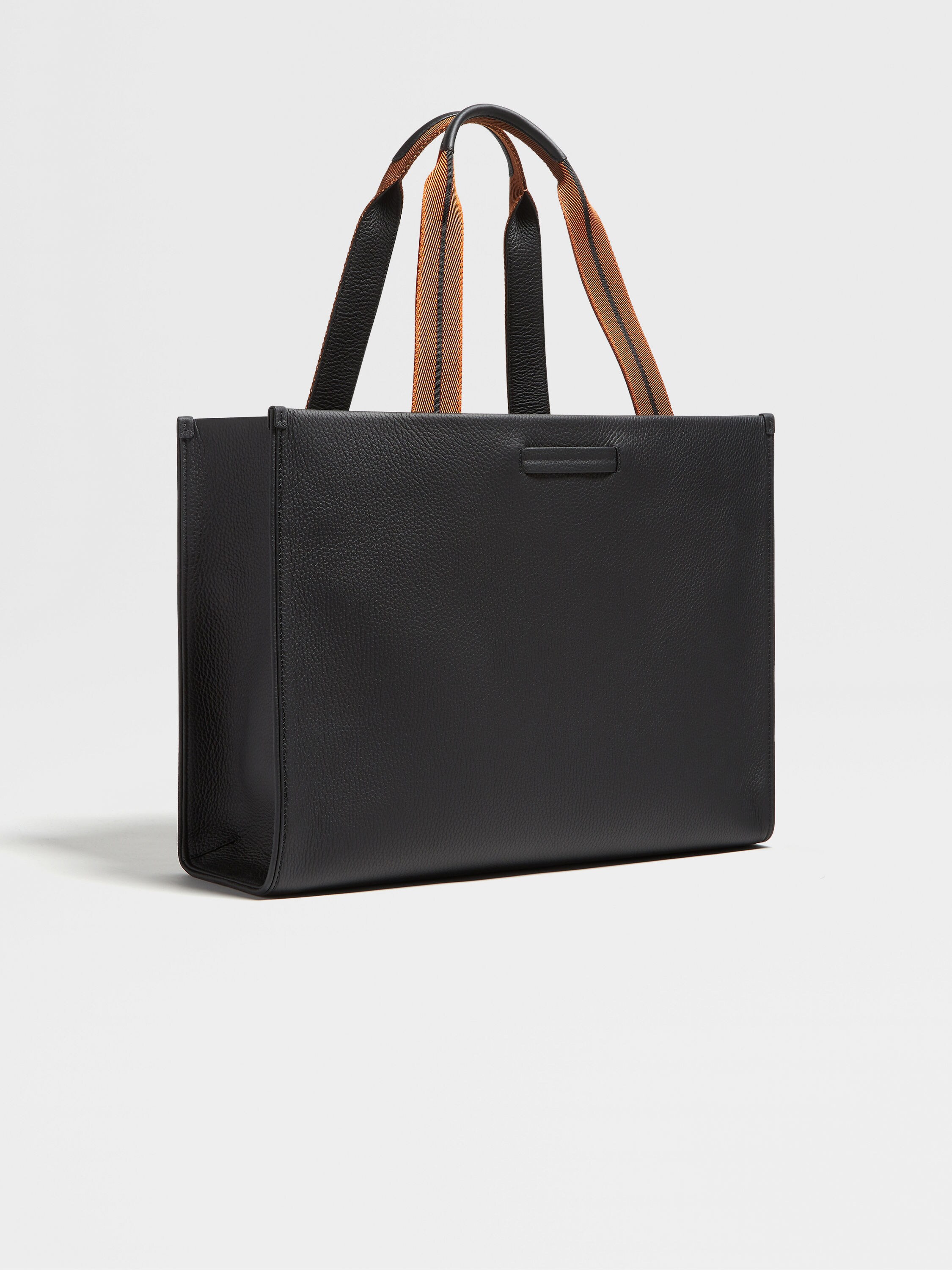 黑色鹿皮横版托特包 产品细节图 #2