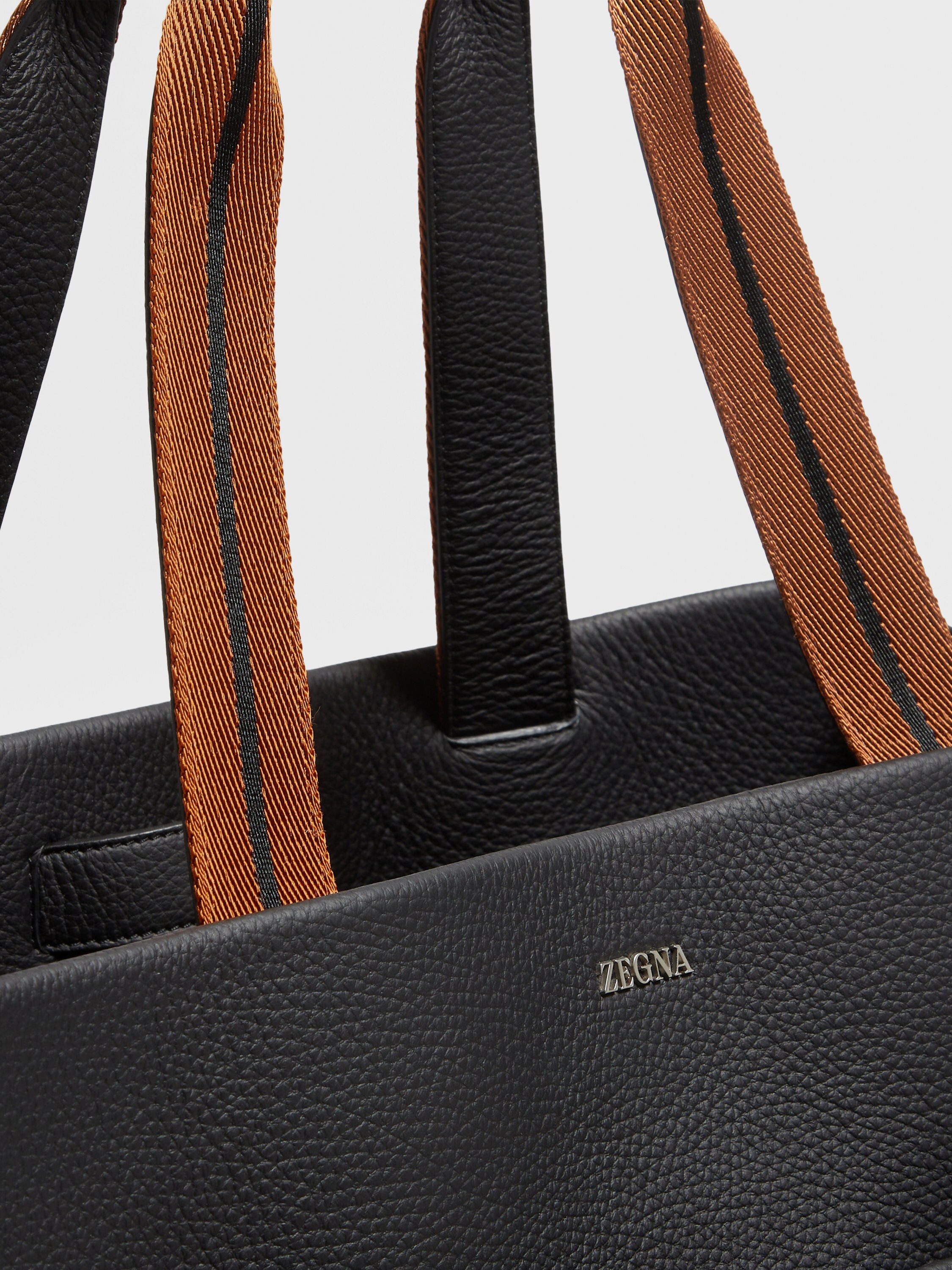 黑色鹿皮横版托特包 产品细节图 #4