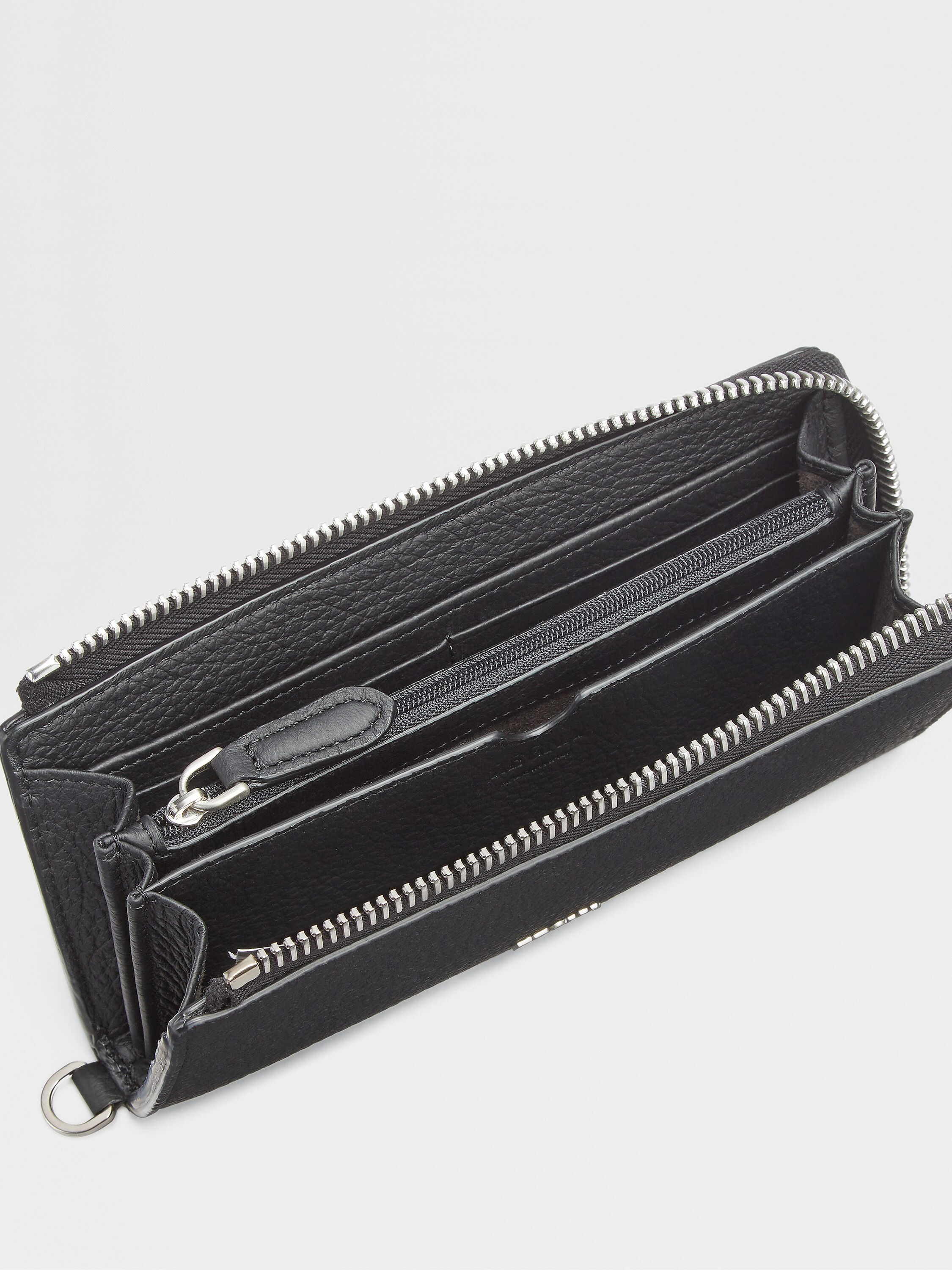 黑色鹿皮欧式钱包 產品細節圖 #1