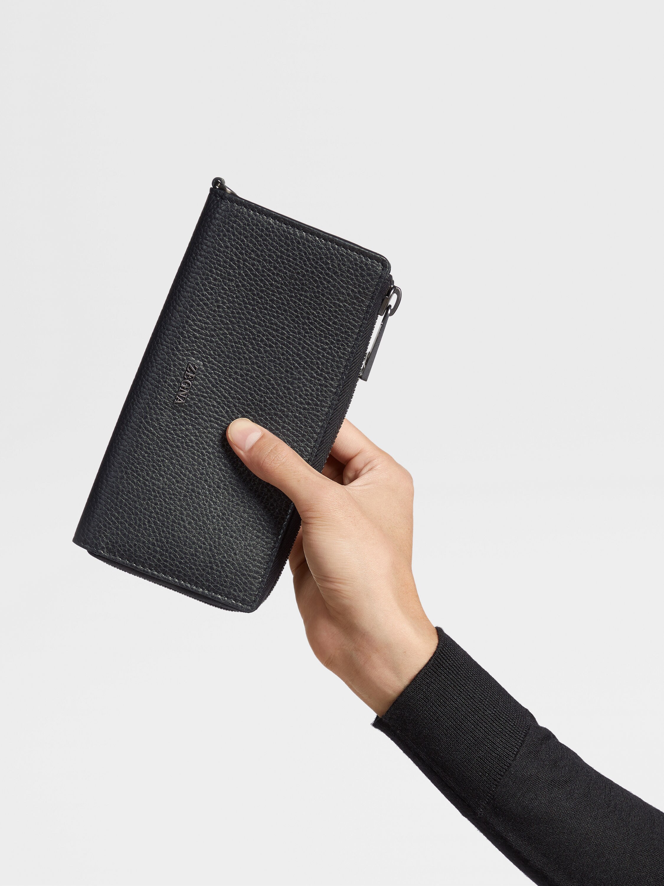 黑色鹿皮欧式钱包 產品細節圖 #3