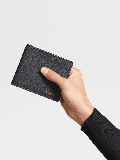 Black Deerskin Billfold Wallet FW24 25607418 | Zegna MO Black Deerskin Billfold Wallet FW24 25607418 | Zegna MO
