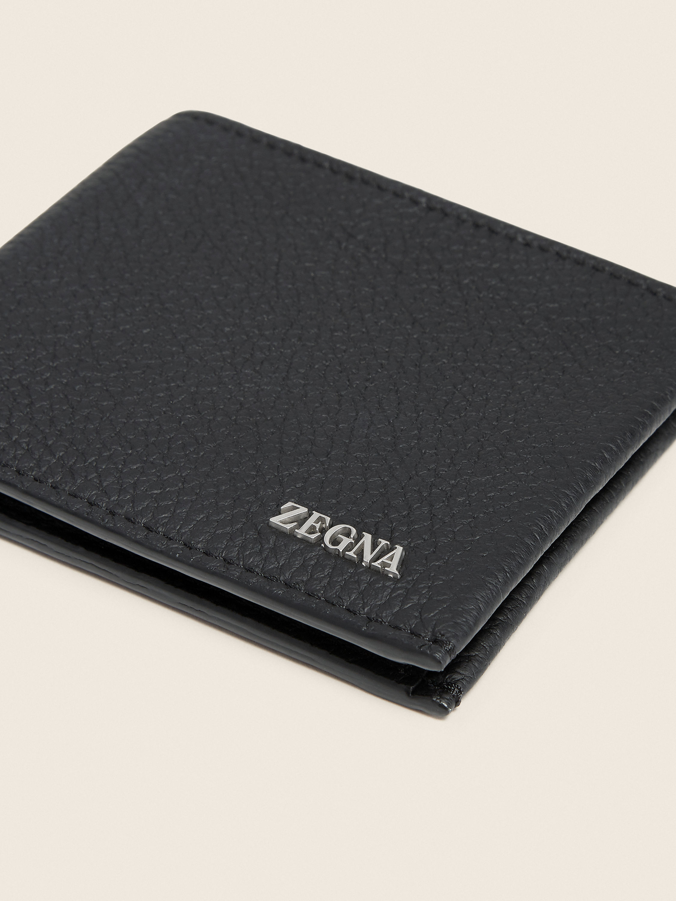 Black Deerskin Billfold Wallet Product detail photo #4