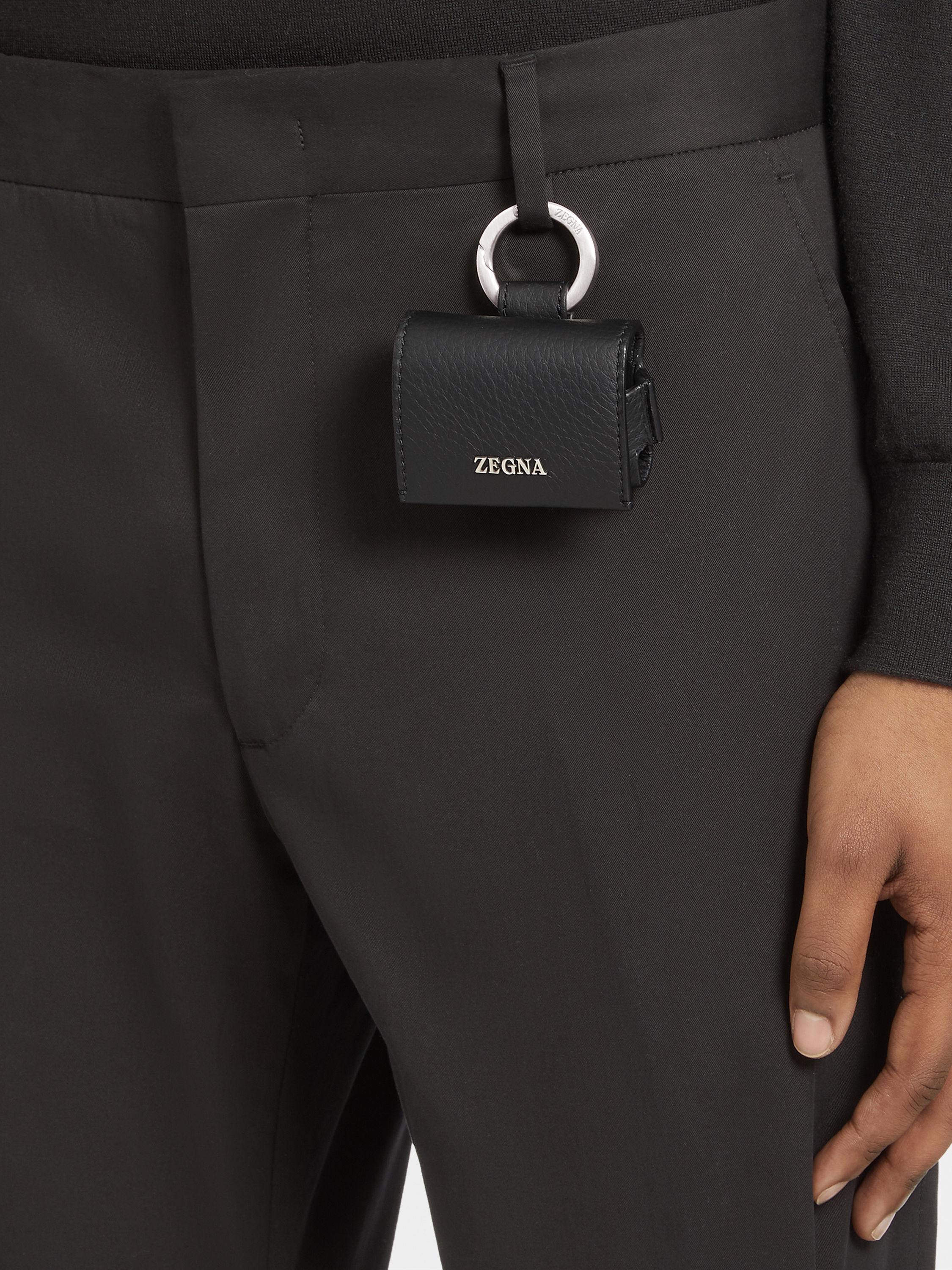 Black Deerskin AirPods Pro Case Product detail photo #3