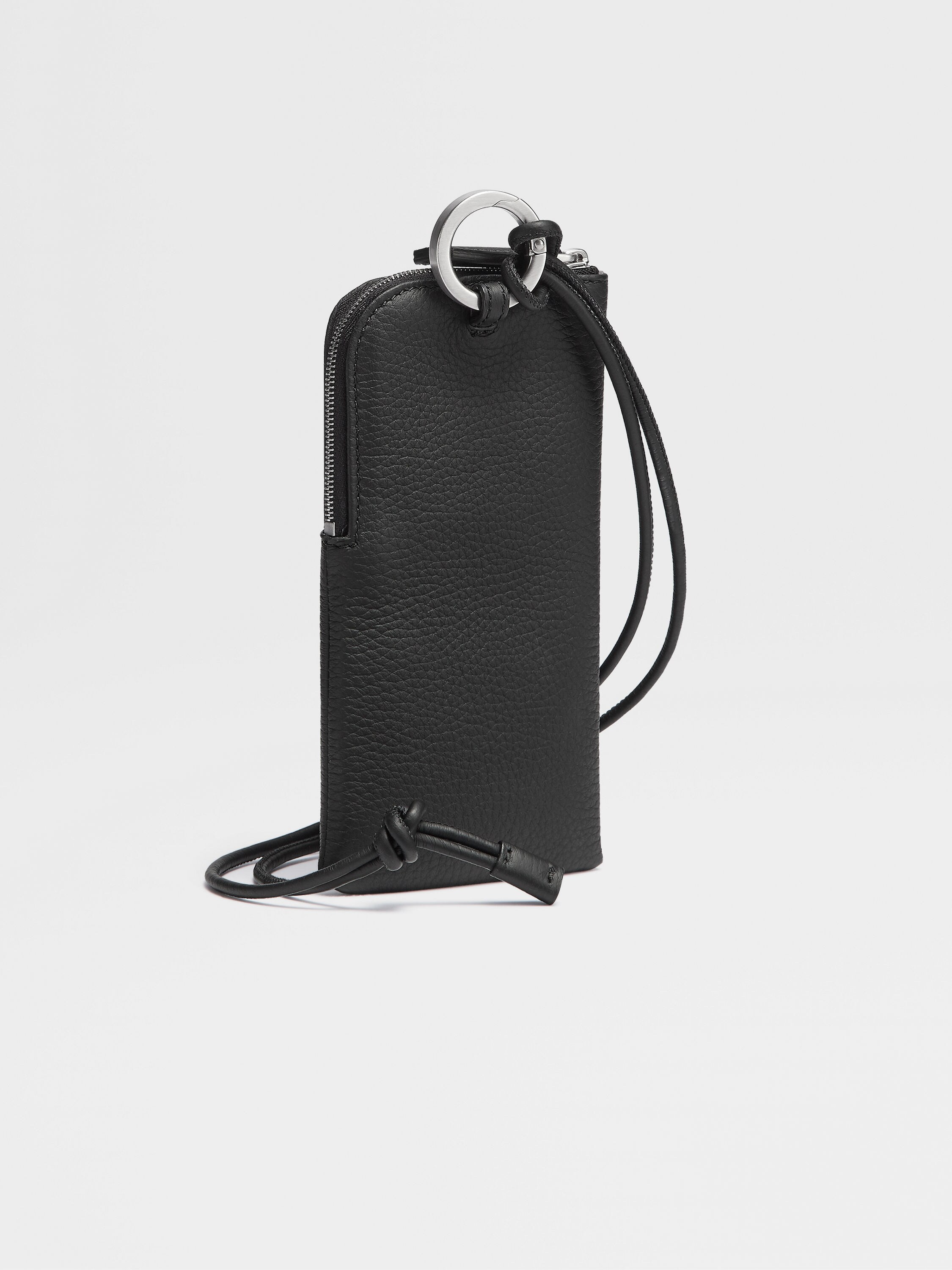 Black Deerskin Glasses Case Product detail photo #2