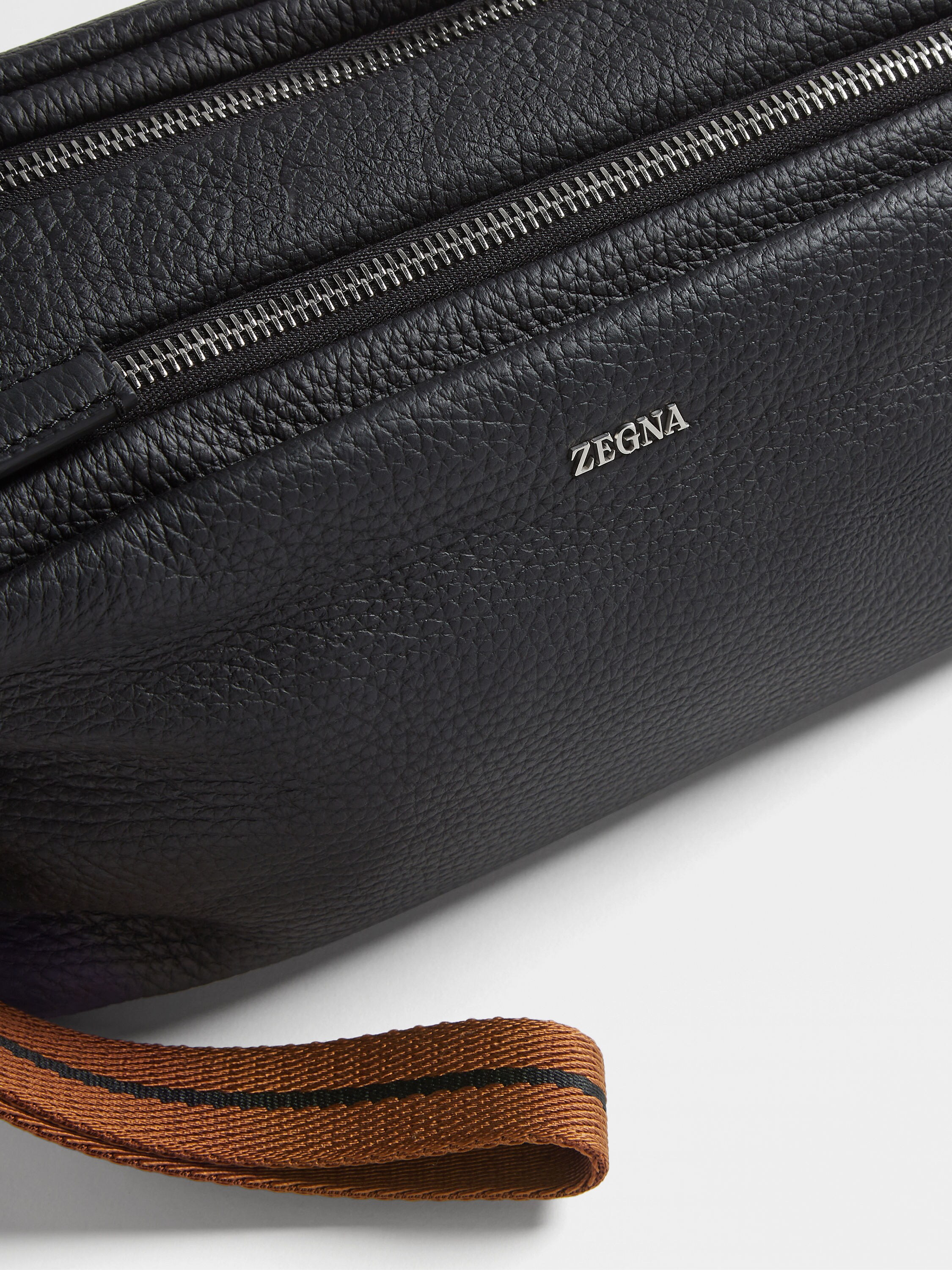 Black Deerskin Softy Pouch Product detail photo #4