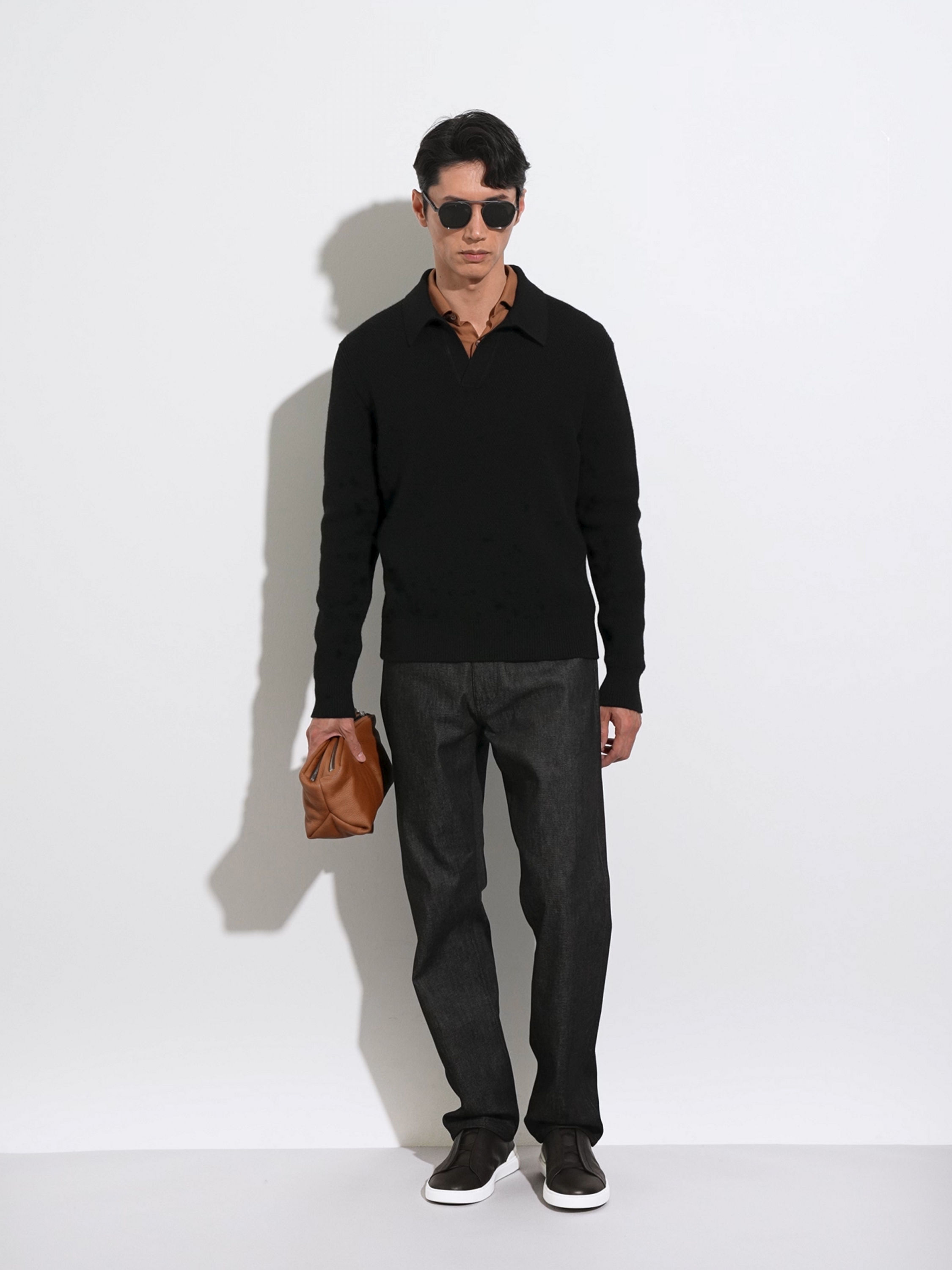 Foliage Deerskin Softy Pouch