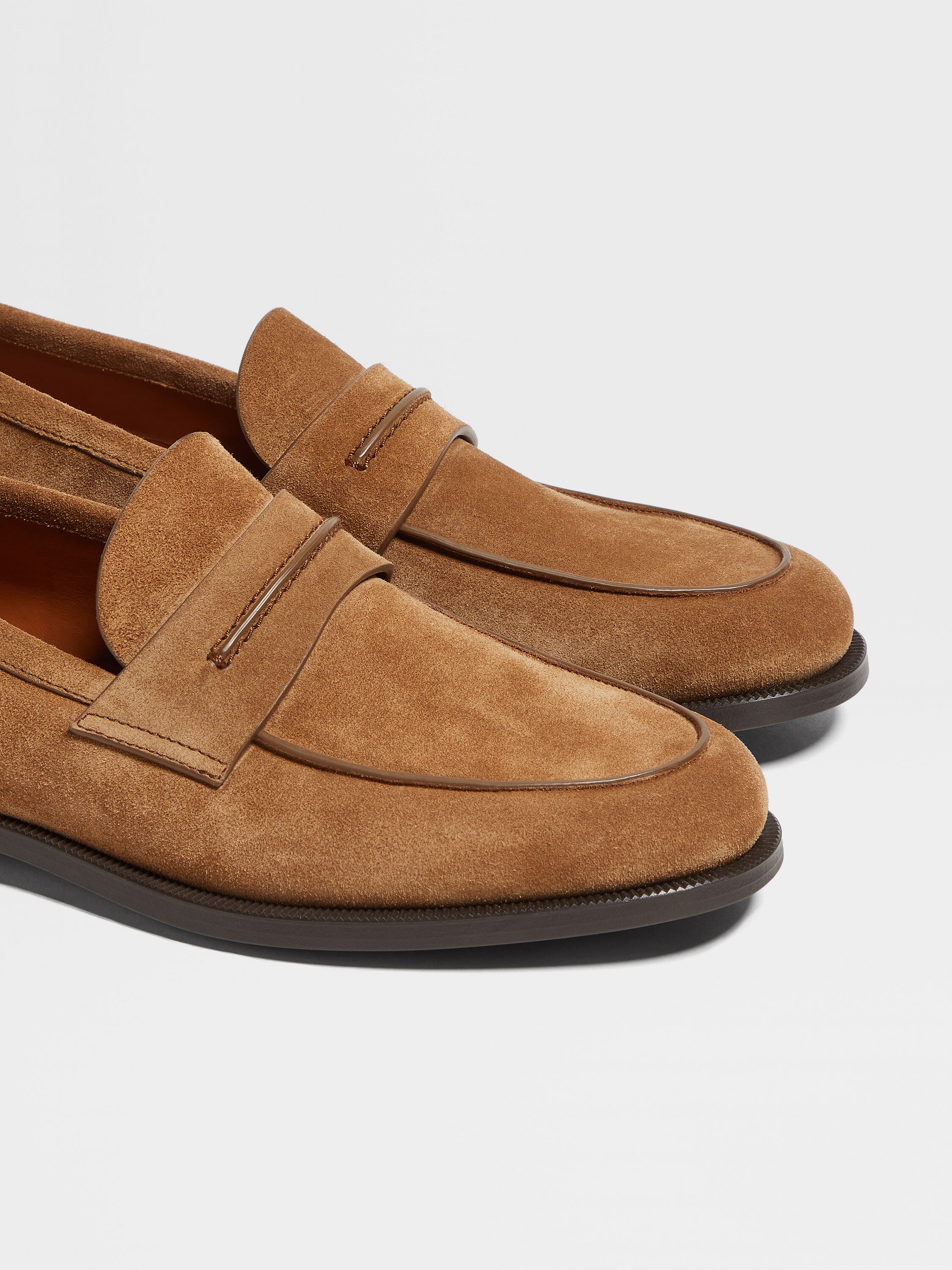 烟草棕绒面革乐福鞋 产品细节图 #3