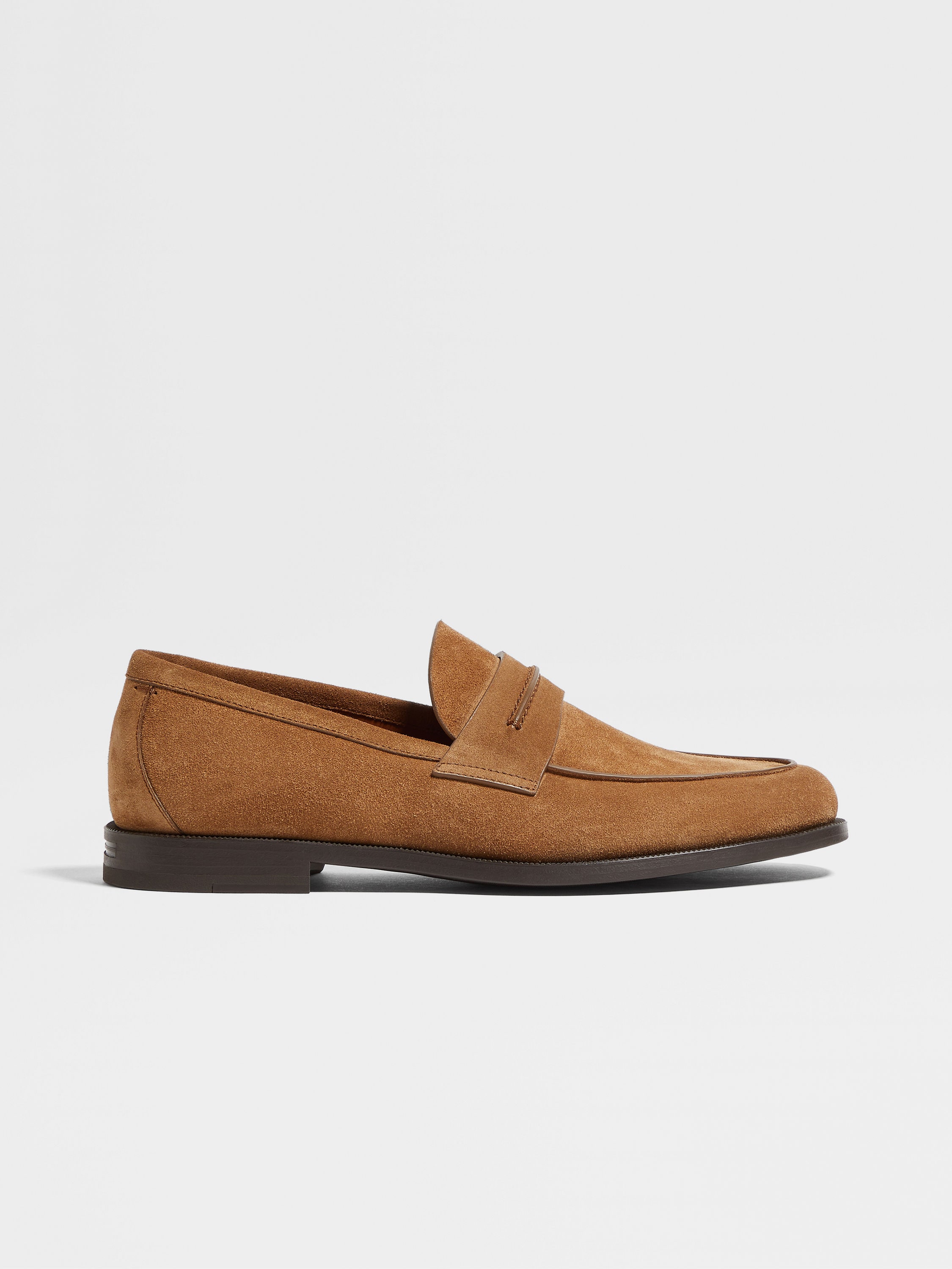 Tobacco Suede Mocassin Corso Loafers Main product photo