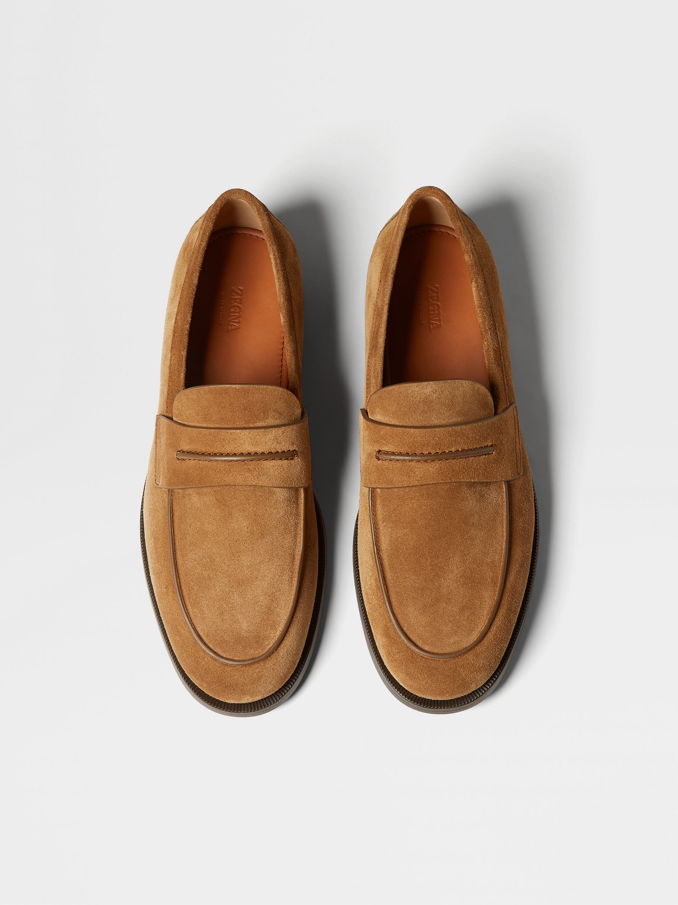 烟草棕绒面革乐福鞋 产品细节图 #4