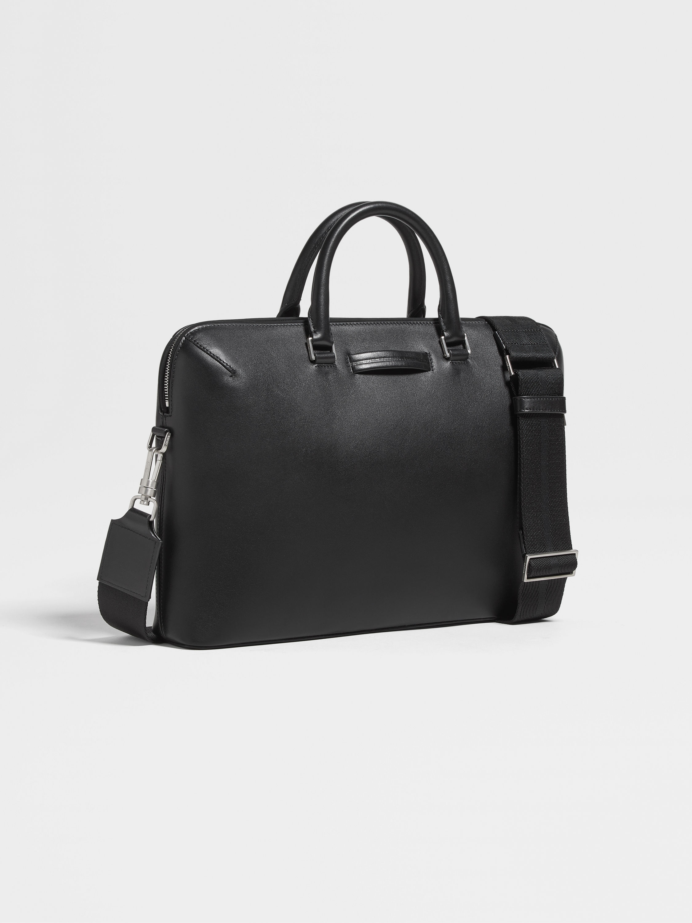 黑色皮革公文包 产品细节图 #2