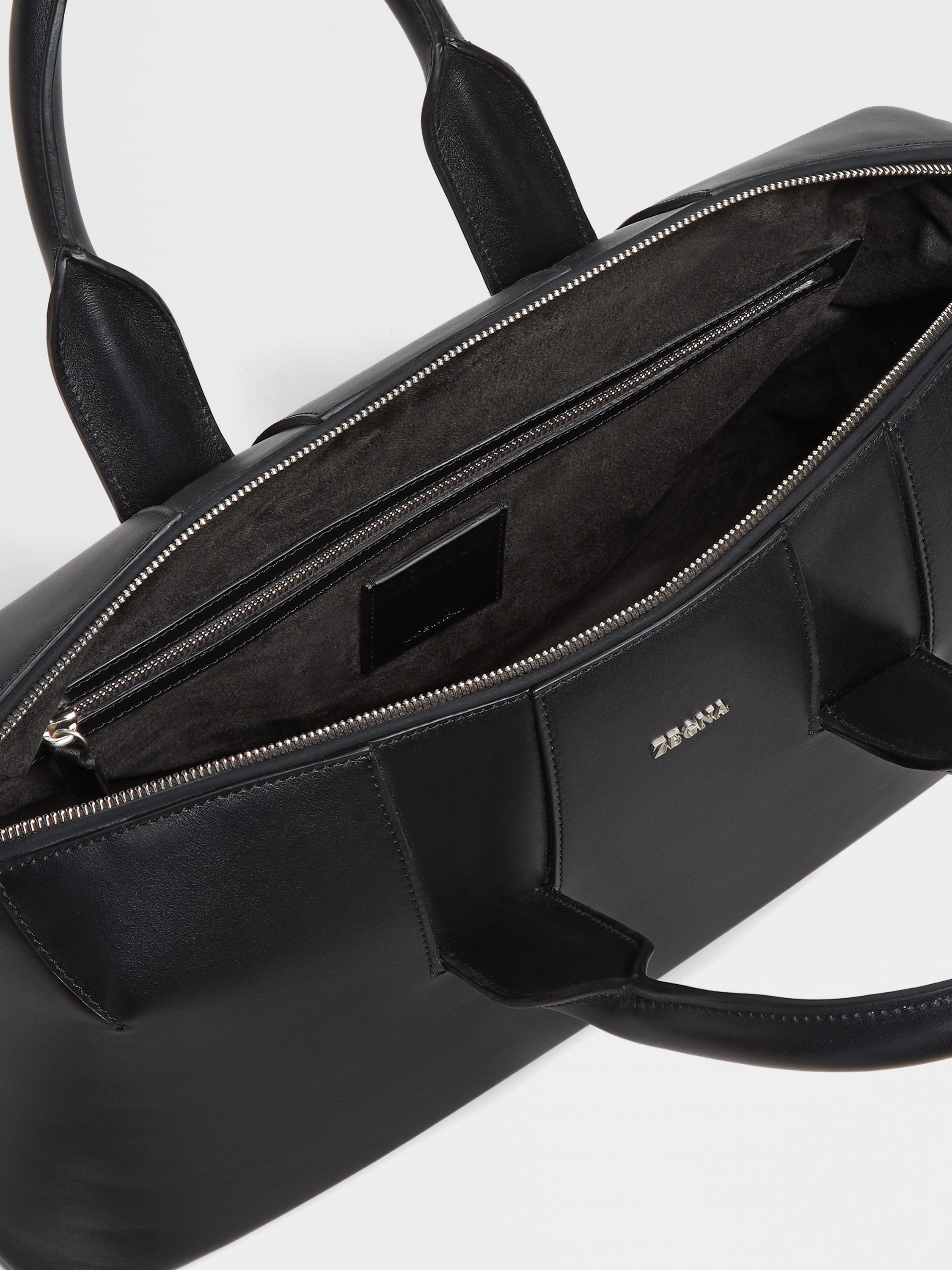 Black Leather Handbag Product detail photo #3