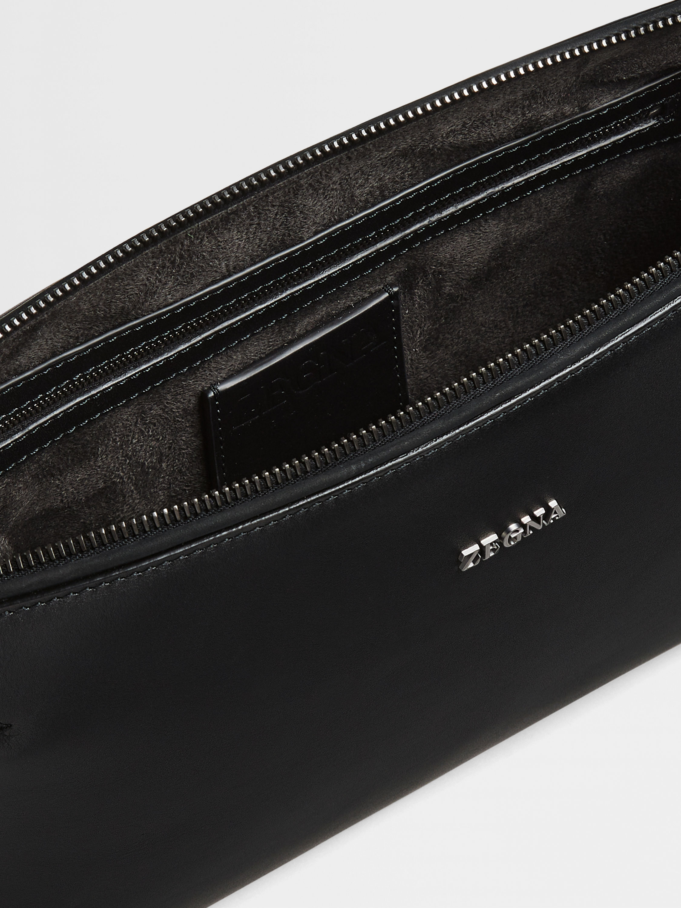 Black Leather Clutch Product detail photo #1