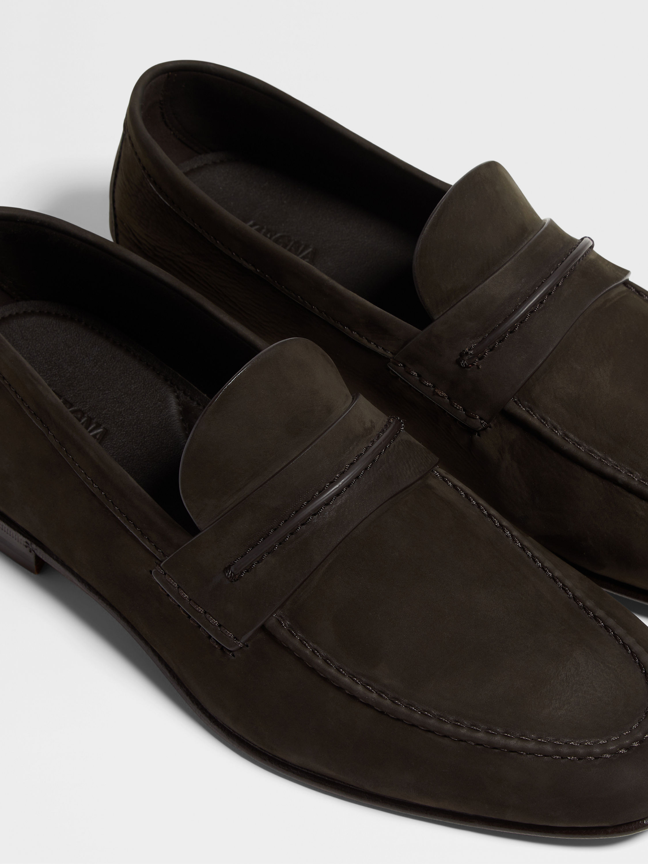 Dark Brown SECONDSKIN Mocassin Loafer Product detail photo #3