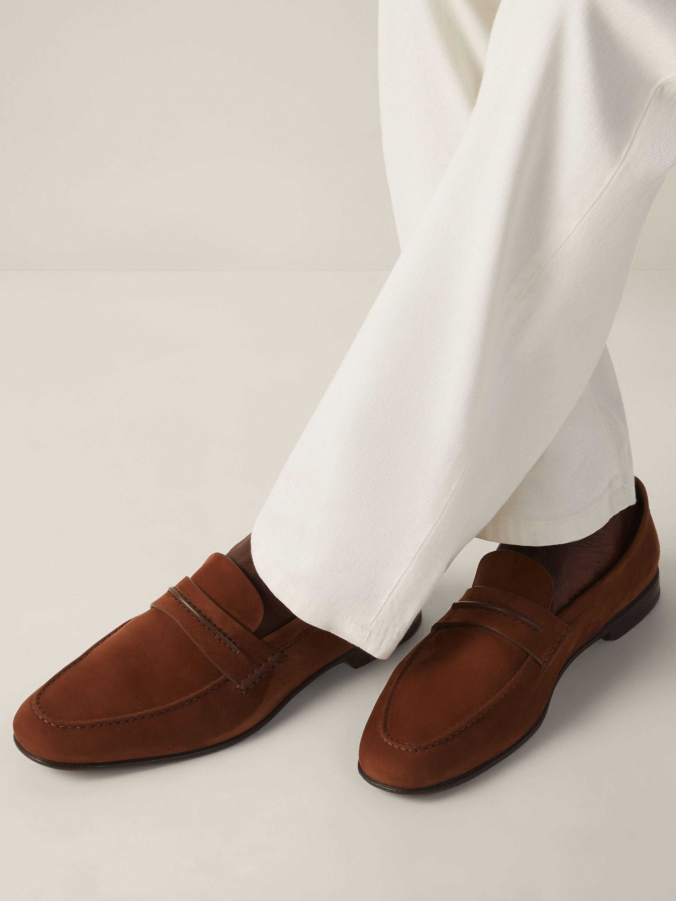 Light Brown SECONDSKIN Mocassin Loafer Product detail photo #1