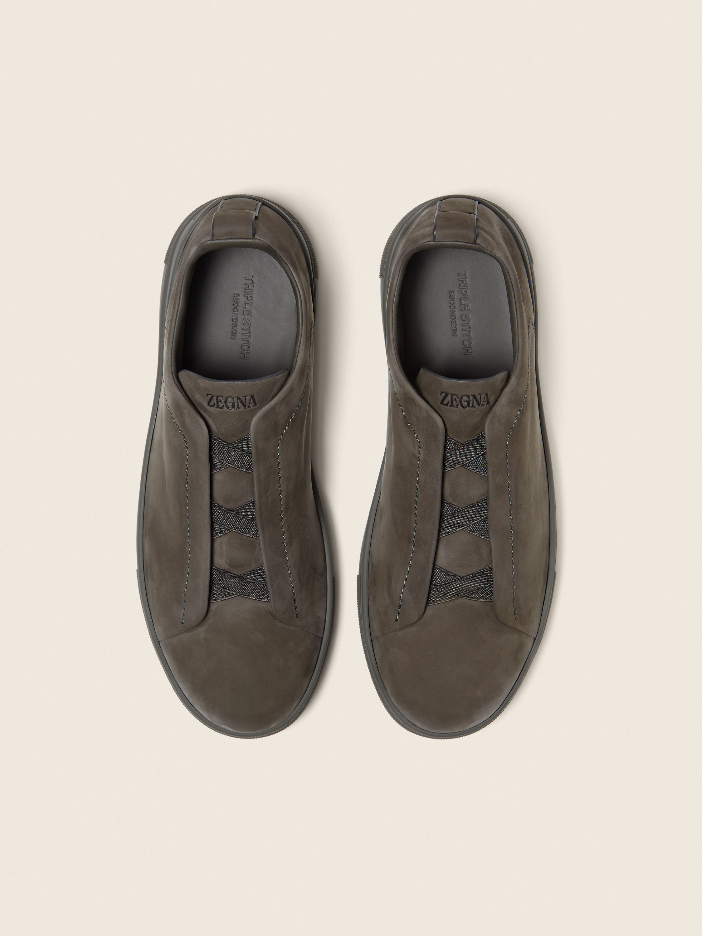 深灰褐色 Triple Stitch™ SECONDSKIN 奢华休闲鞋 产品细节图 #3