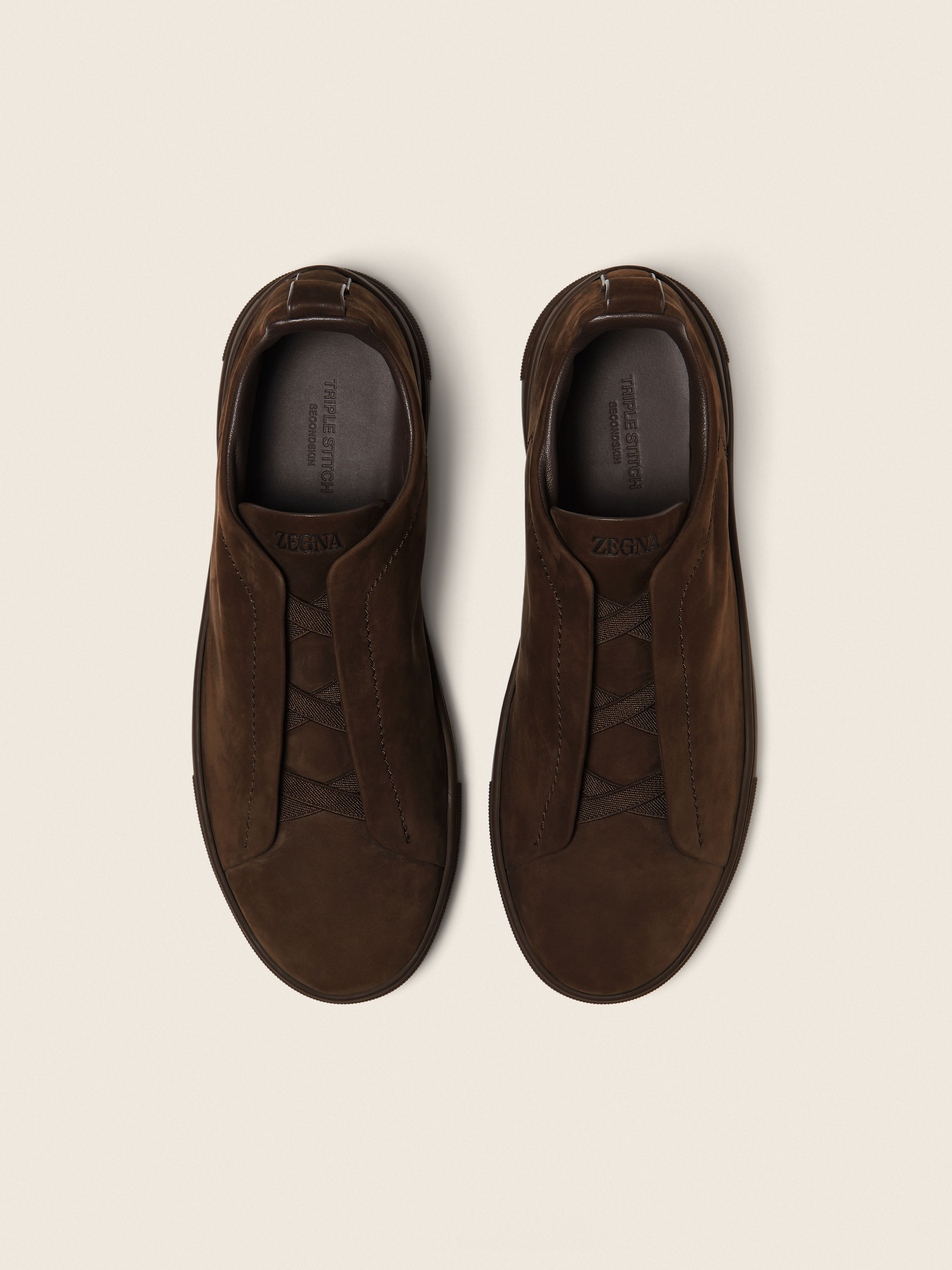 深棕色 Triple Stitch™ SECONDSKIN 奢华休闲鞋 产品细节图 #3