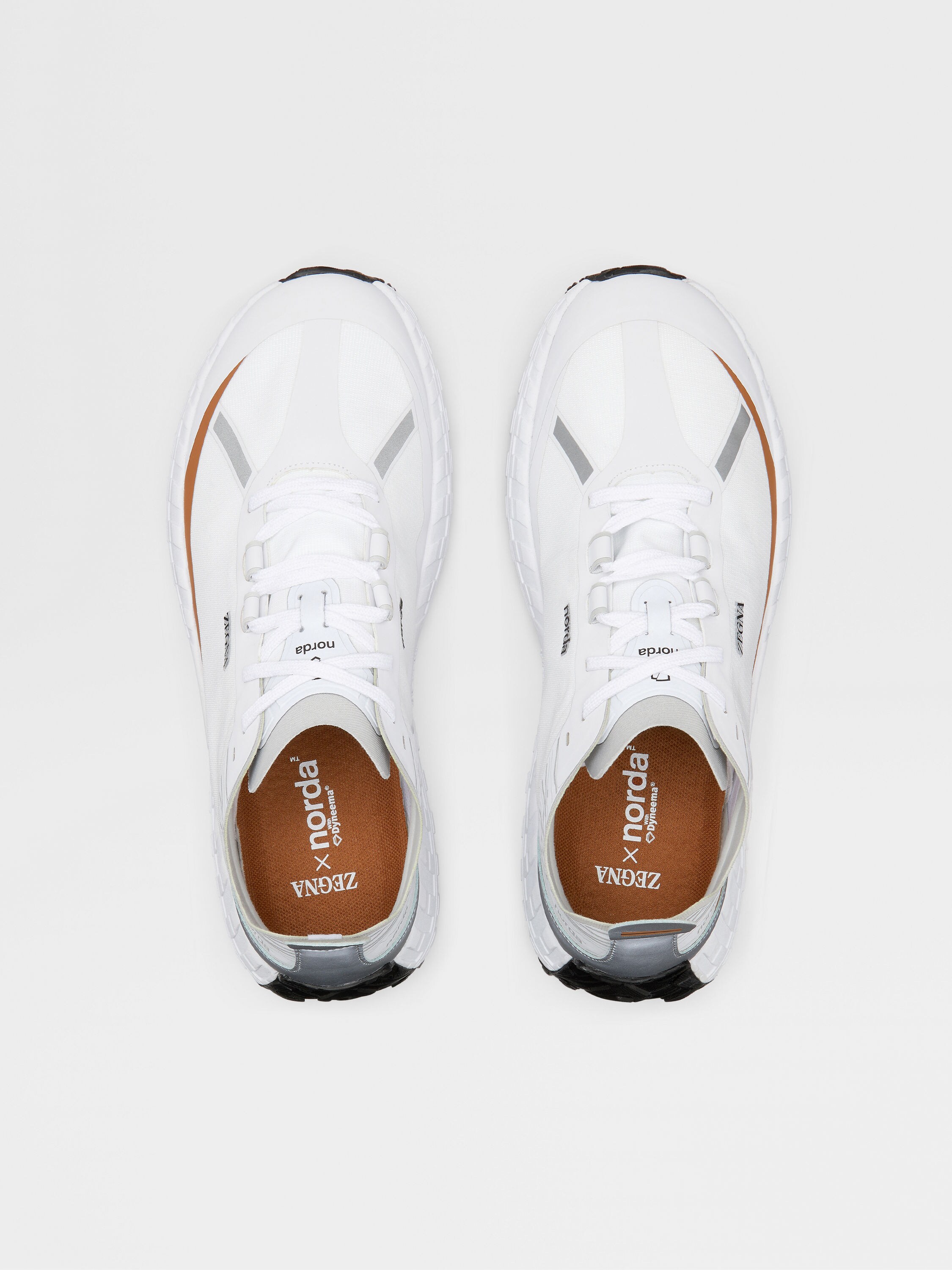 ZEGNA x norda™ 001 White Technical Fabric Sneakers Product detail photo #4