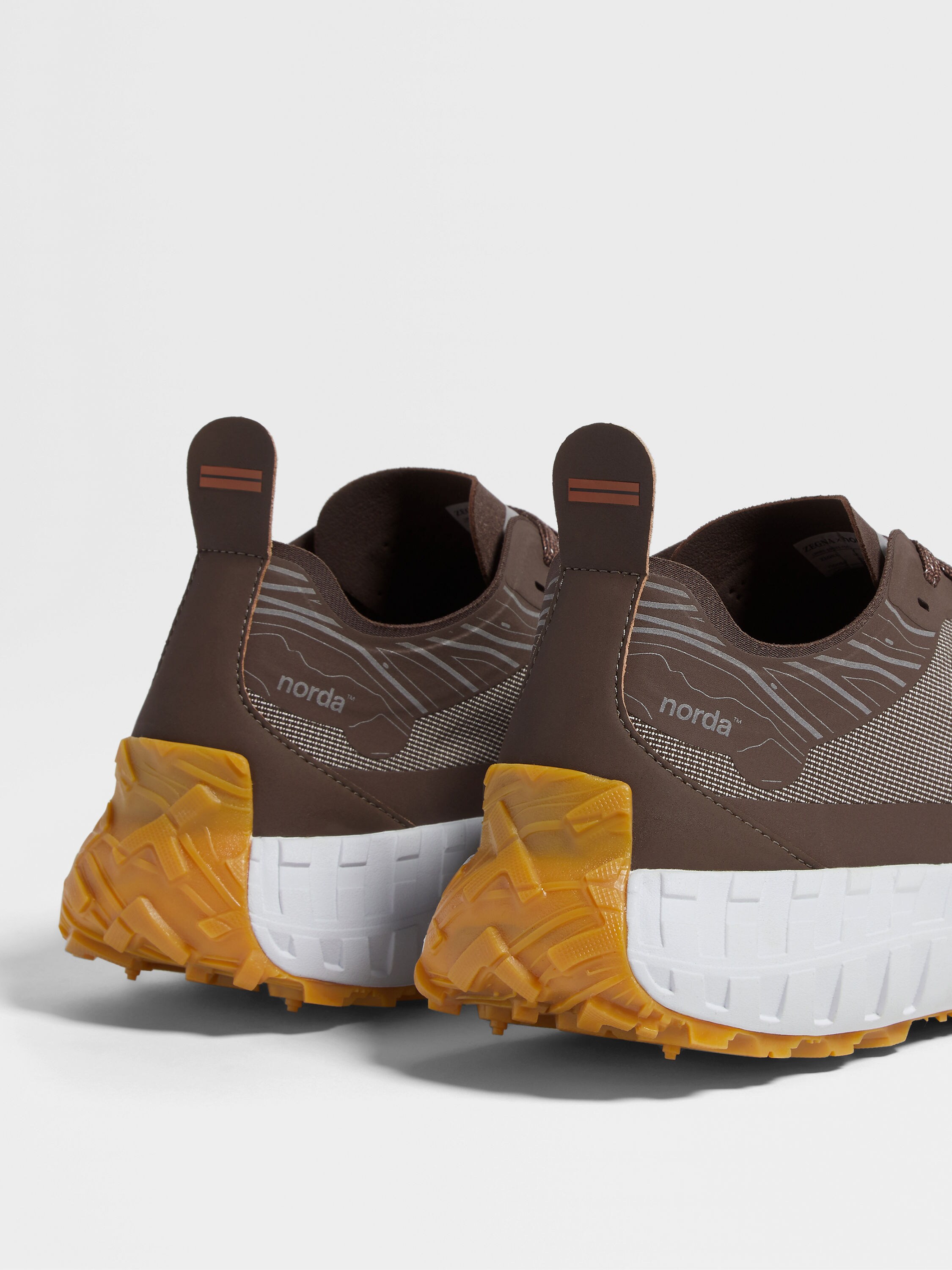 杰尼亚 x norda™ 联名深灰褐色运动鞋 產品細節圖 #3