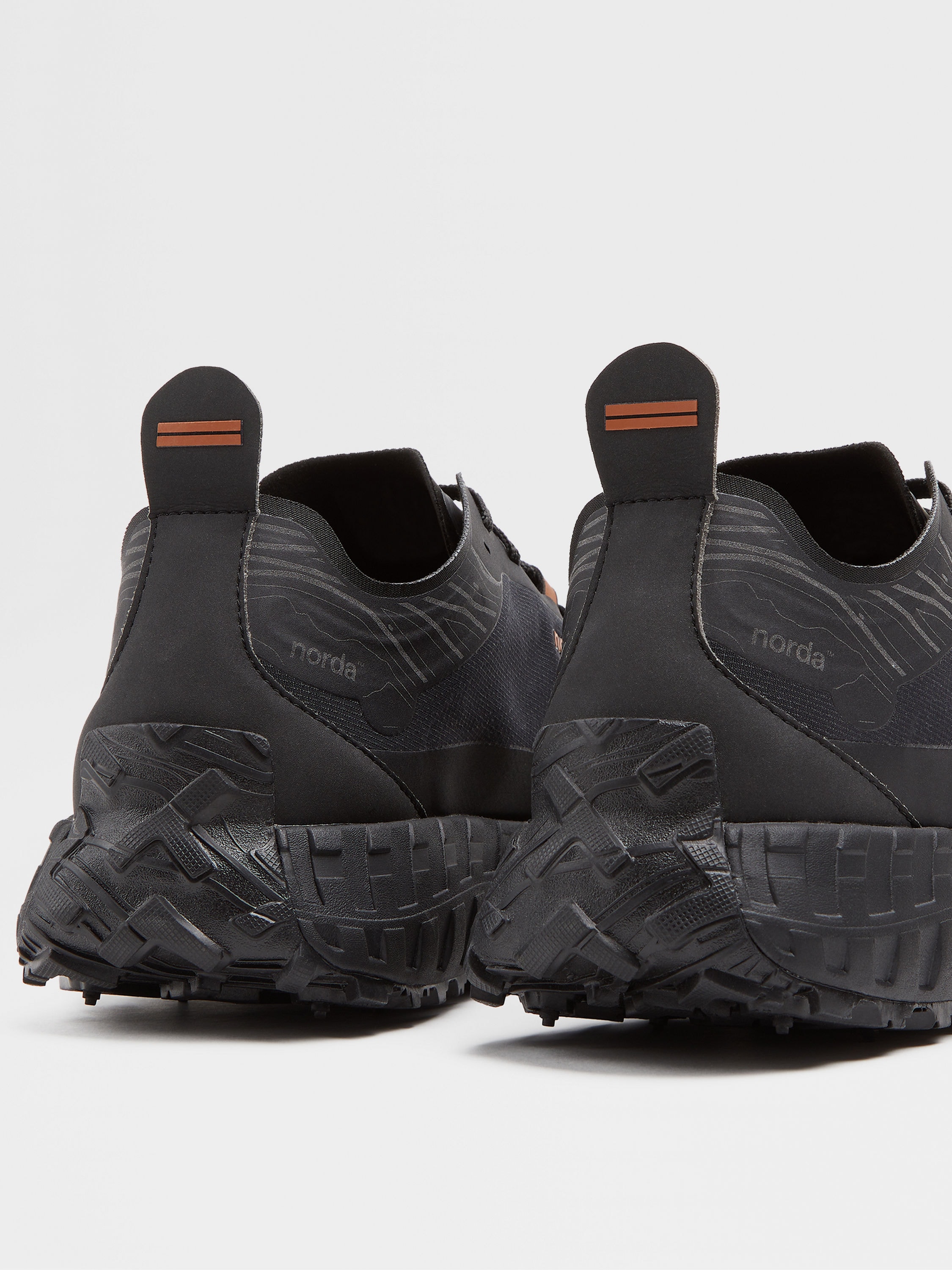 ZEGNA x norda™ 001 Black Technical Fabric Sneakers Product detail photo #5