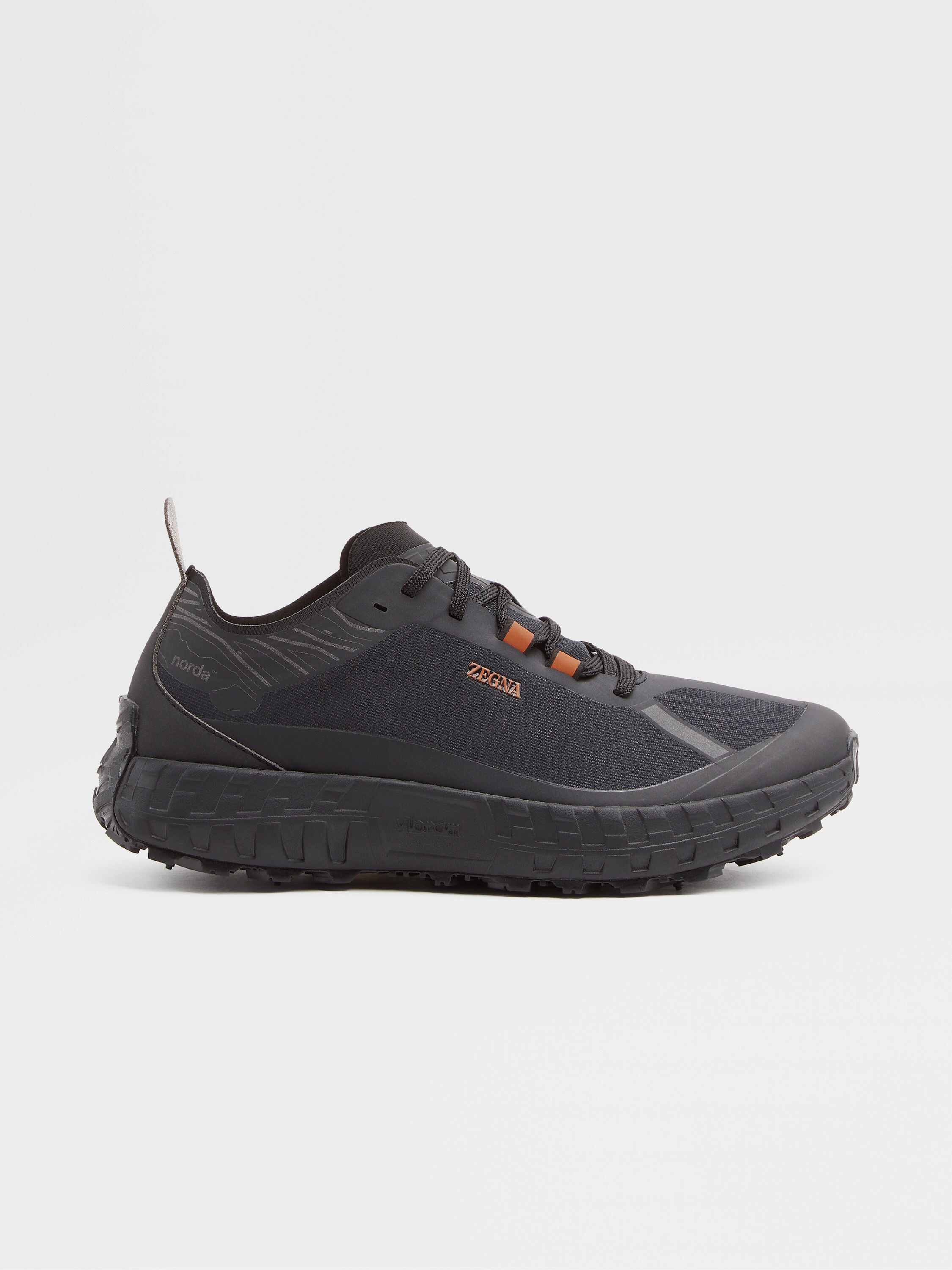 ZEGNA x norda™ 001 Black Technical Fabric Sneakers