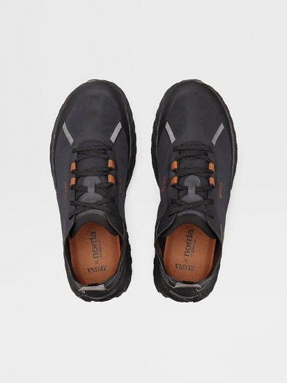 ZEGNA x norda™ 001 Black Technical Fabric Sneakers SS25