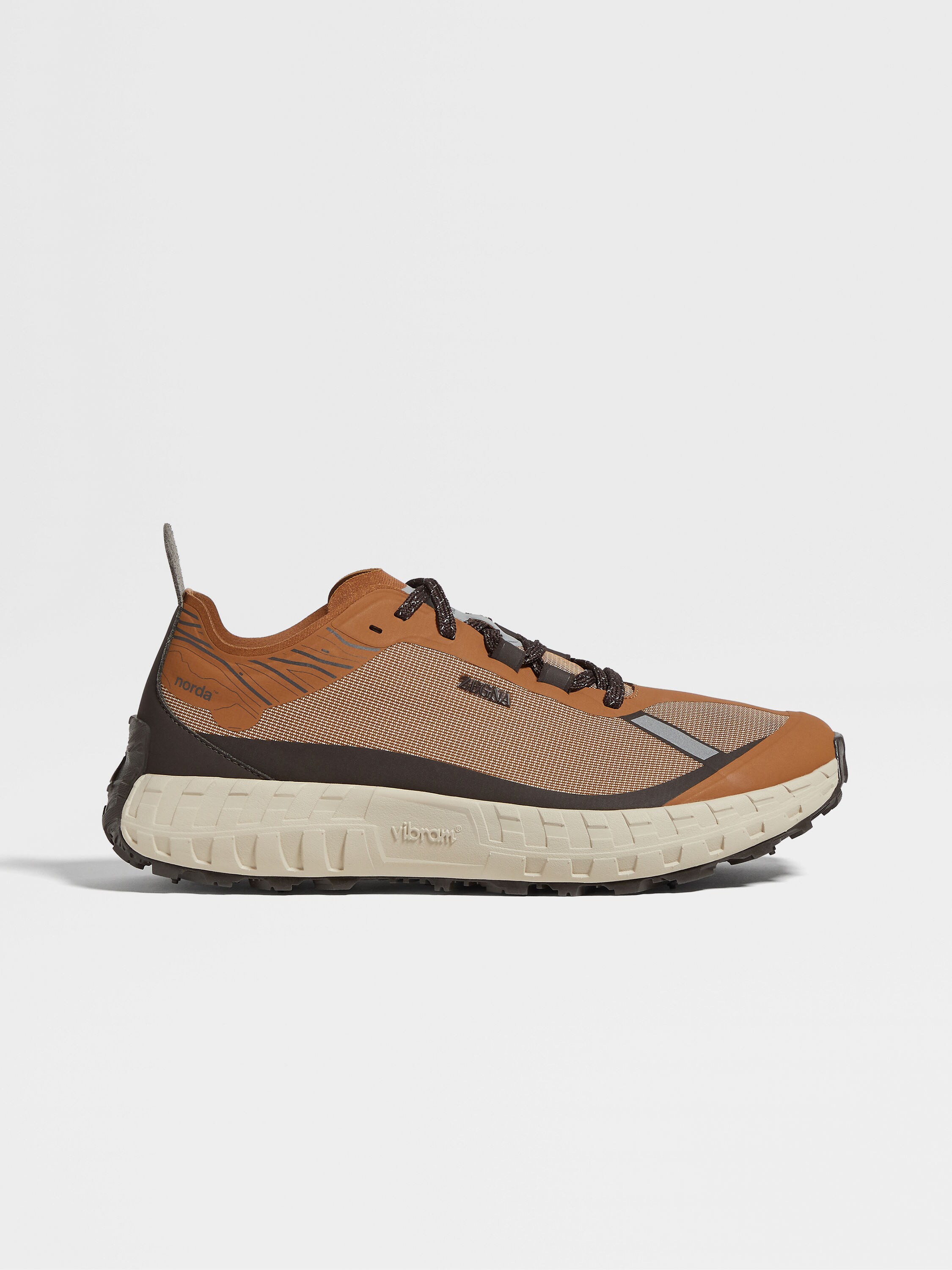 ZEGNA x norda™001 深 Foliage 色科技面料运动鞋 产品主图