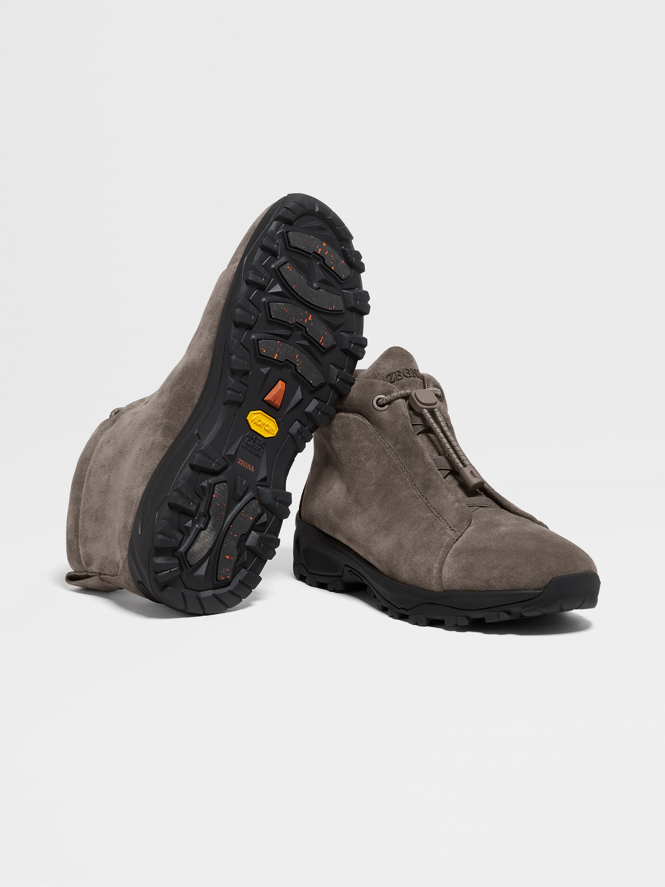 Grey Suede Triple Stitch™ Vetta Sneakers Product detail photo #4