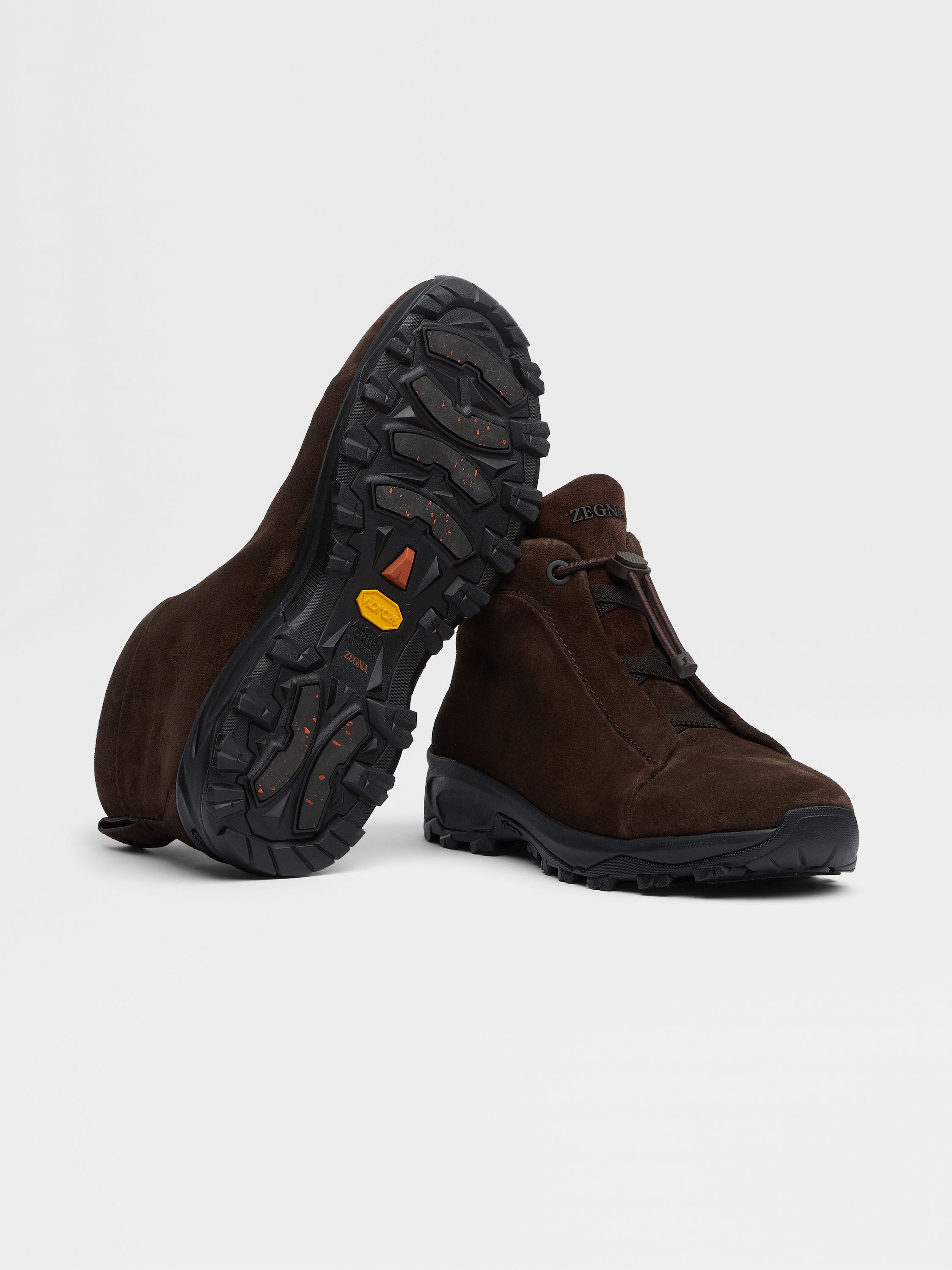 Dark Brown Suede Triple Stitch™ Vetta Sneakers Product detail photo #5