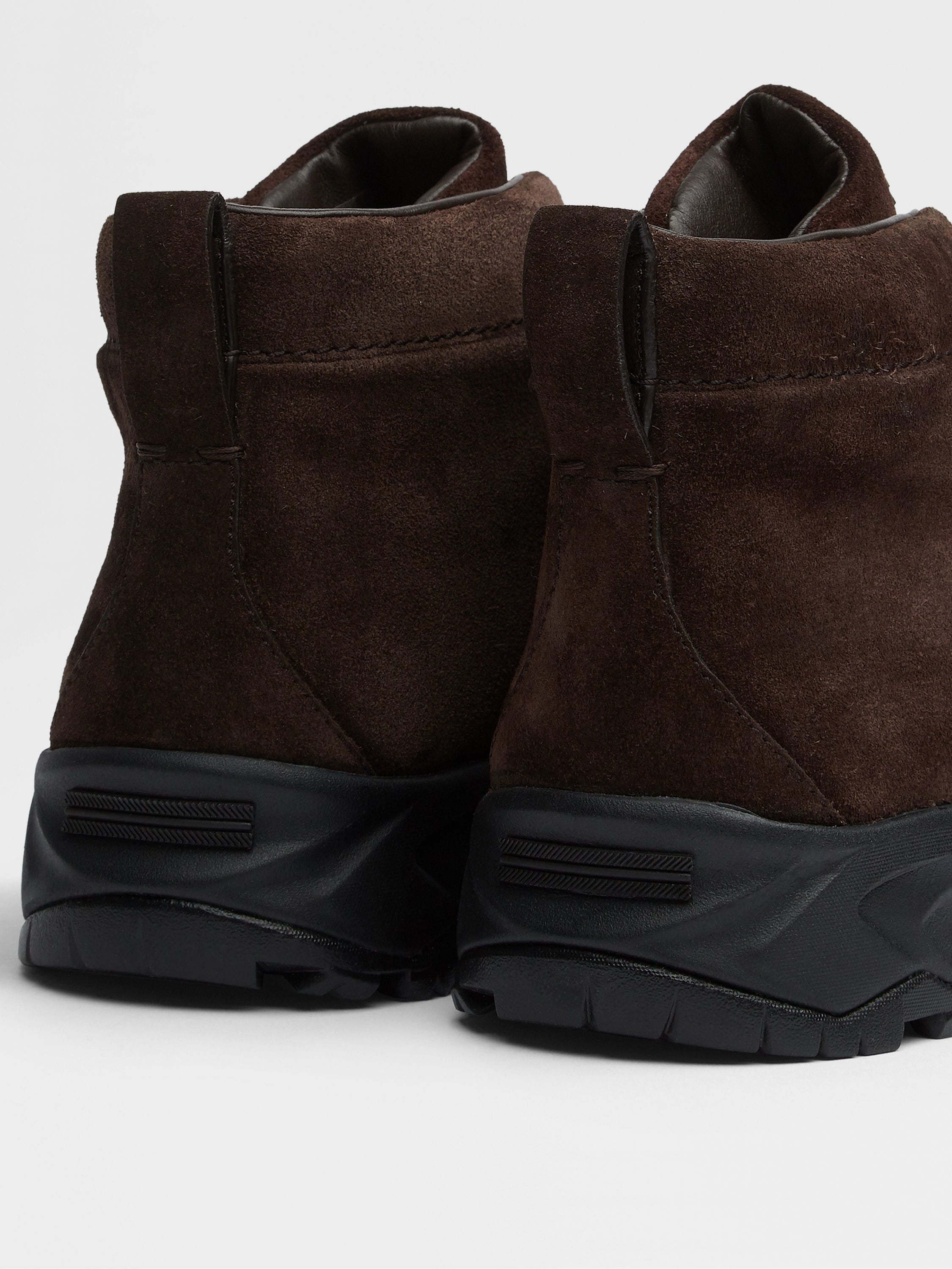 Dark Brown Suede Triple Stitch™ Vetta Sneakers Product detail photo #2