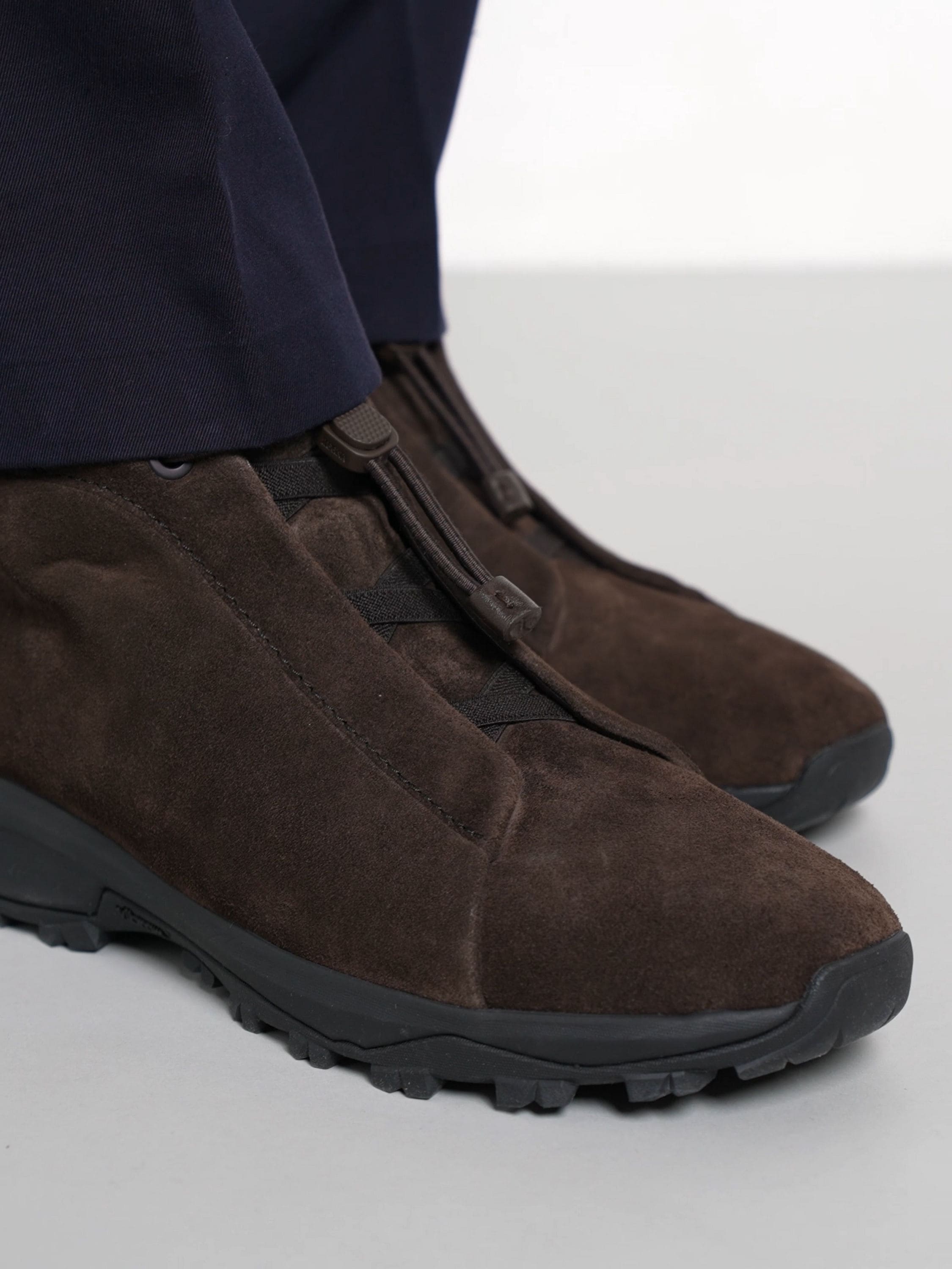 Dark Brown Suede Triple Stitch™ Vetta Sneakers