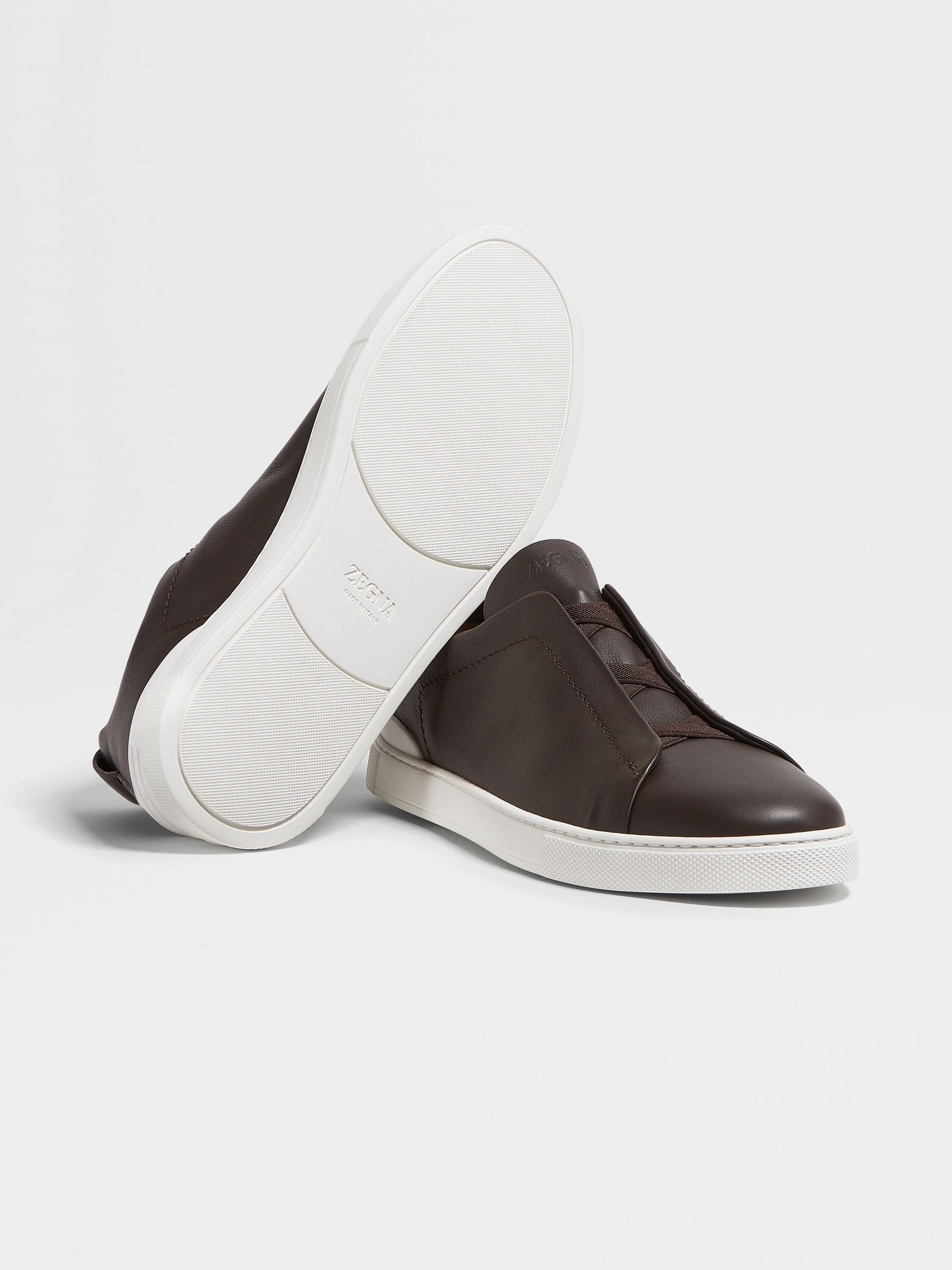 棕色 Triple Stitch™ SECONDSKIN 奢华休闲鞋 產品細節圖 #4