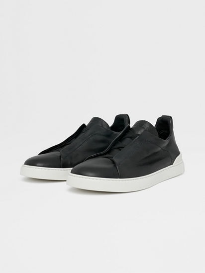 スニーカー ZEGNA SS25 'Triple Stitch' sneakers (LHSOYS4667Z COC) Grey Mélange Suede Triple Stitch™ Sneakers SS25 22361729