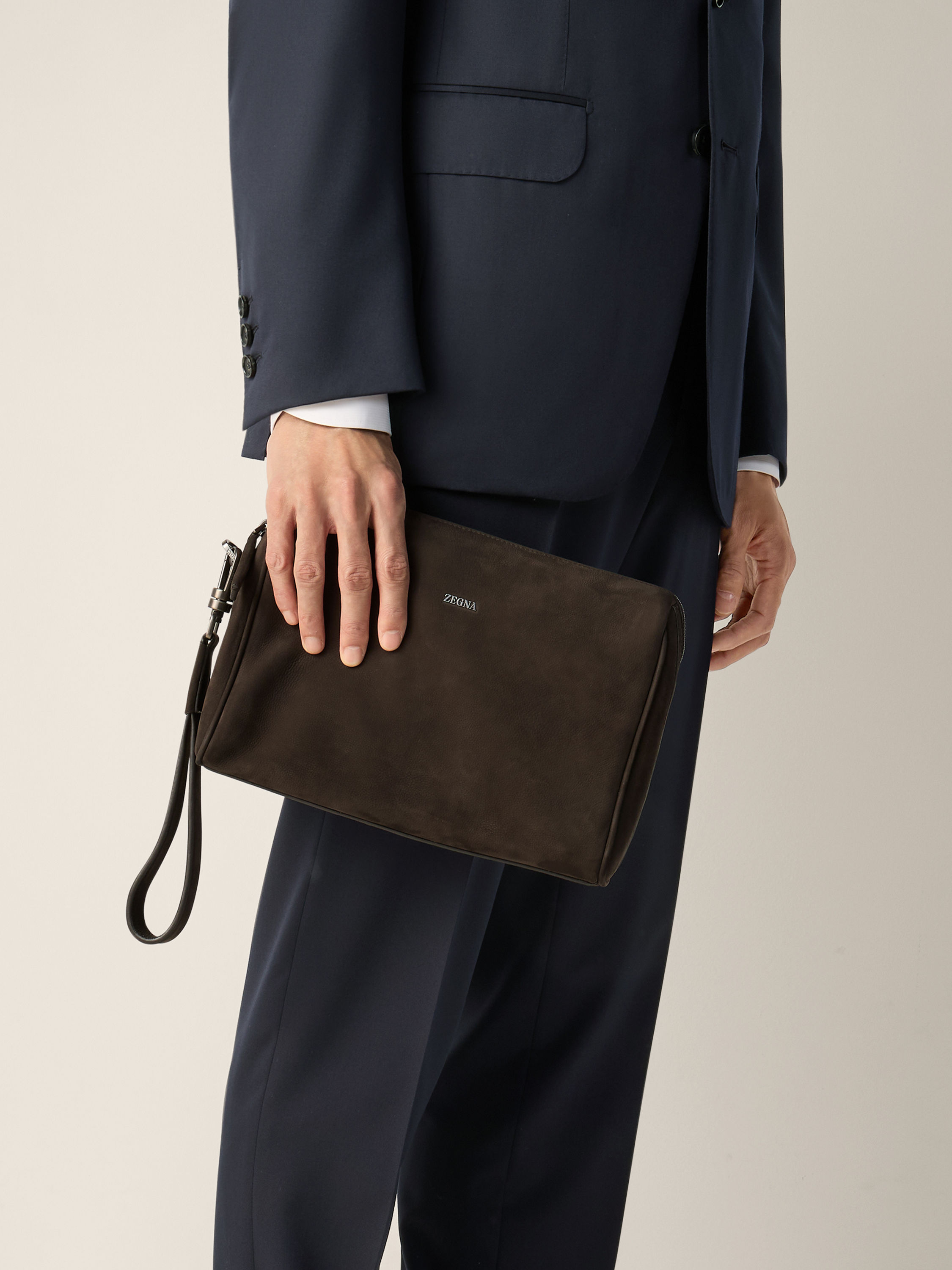 Dark Brown SECONDSKIN Pouch Product detail photo #3